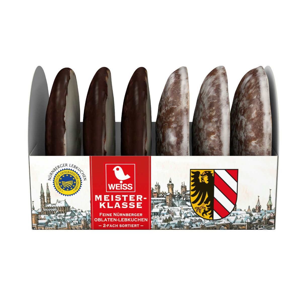 WEISS Süßigkeit, Weiss Meisterklasse Feine Nürnberger Oblatenlebkuchen 2fach 200g