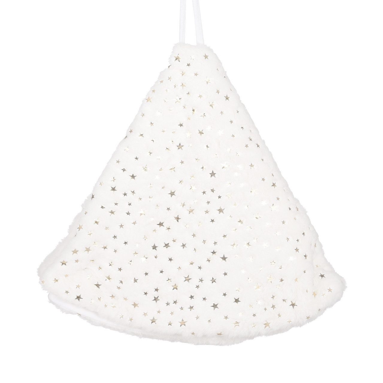 House of Seasons Weihnachtsbaumdecke House of Seasons Baumrock Stern weiß Ø 90 cm
