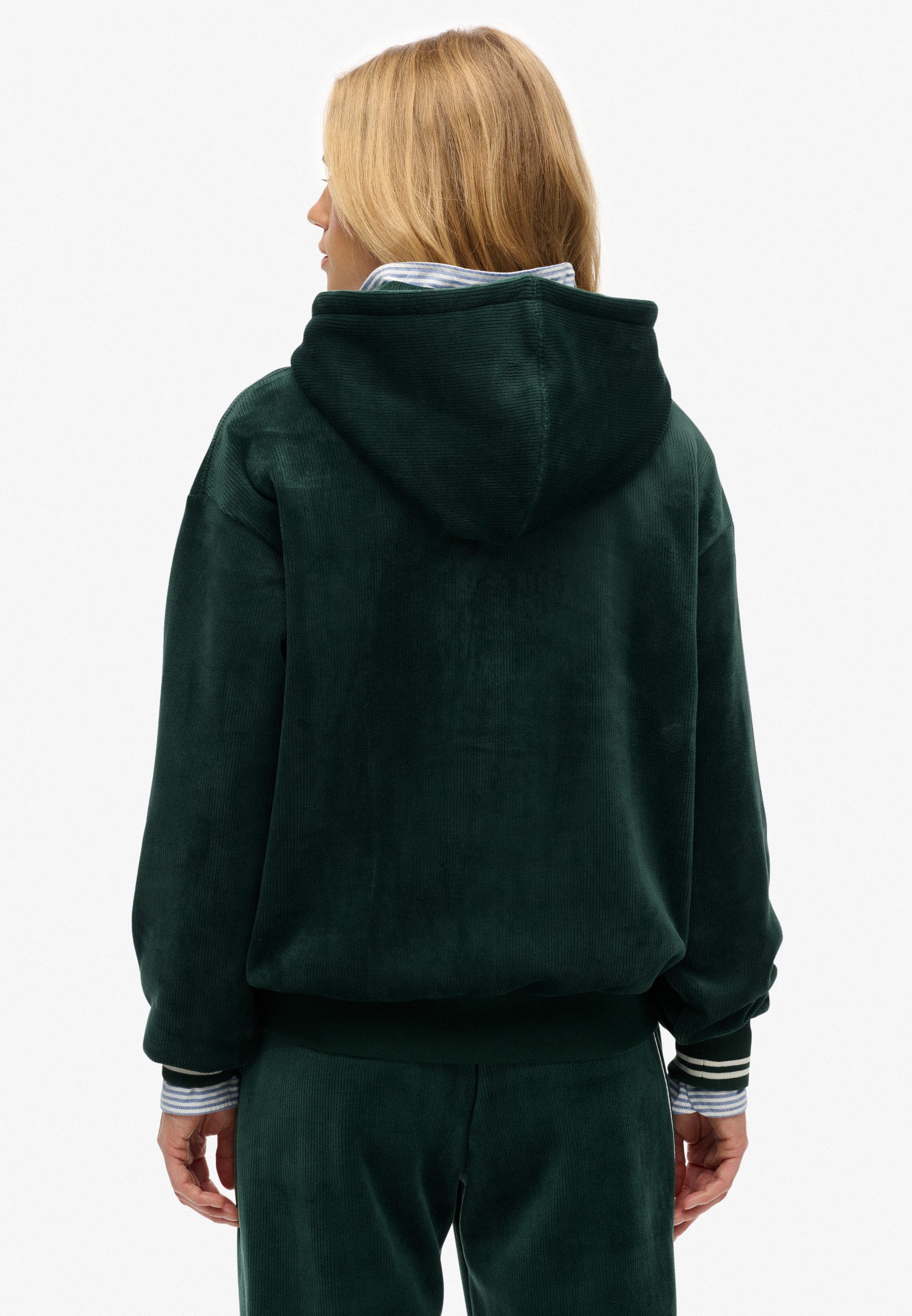 Superdry Kapuzensweatshirt COUNTRY CLUB VELOUR RELAX günstig online kaufen