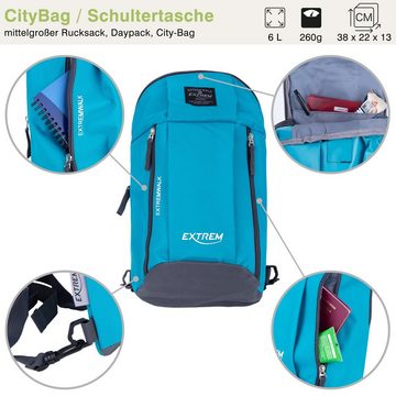 compagno Daypack, Citybag Sportrucksack Schultertasche Wasserabweisend Rucksack Cityrucksack Tasche