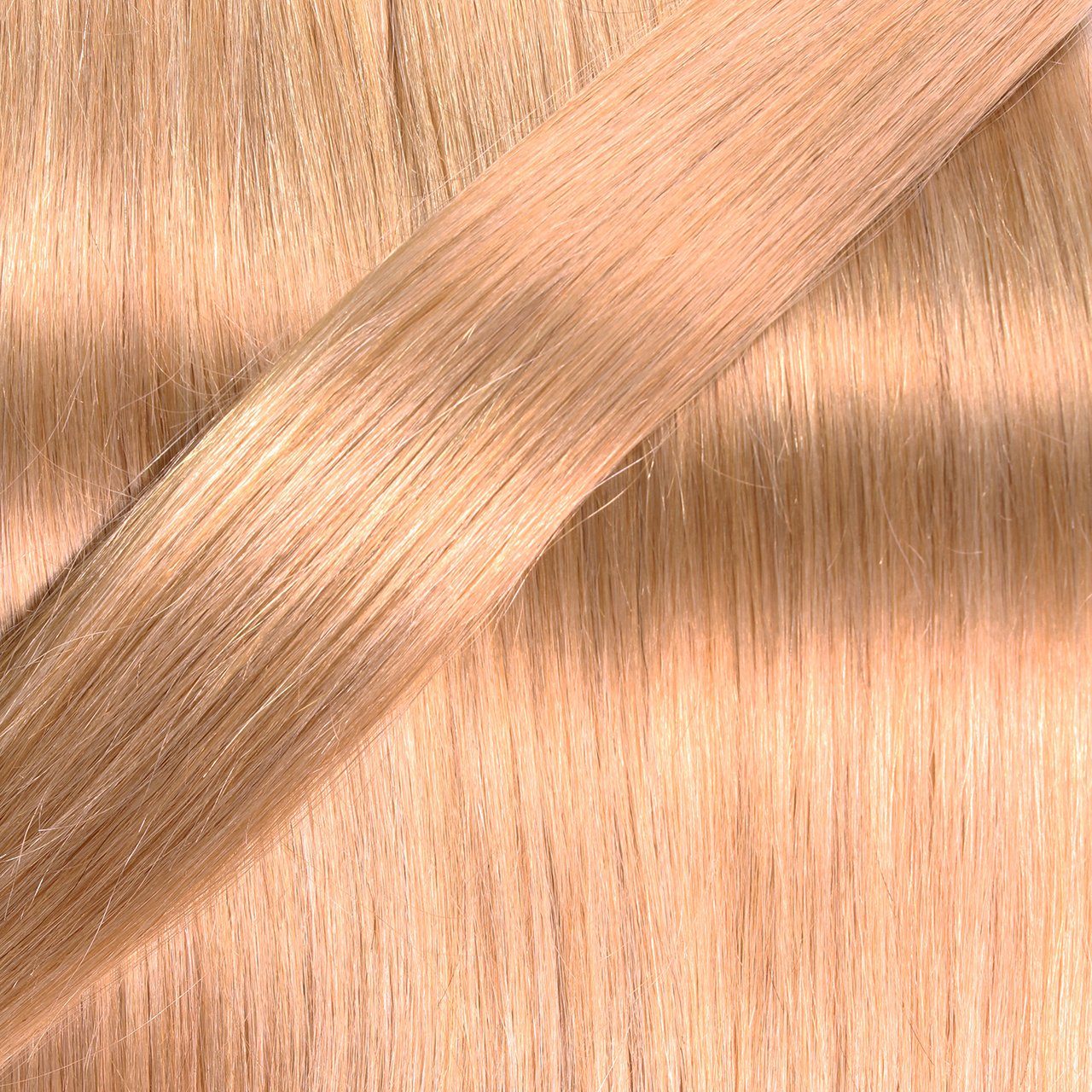 Tape Premium - Echthaar-Extension Invisible Extensions 40cm hair2heart Hellblond #8/0