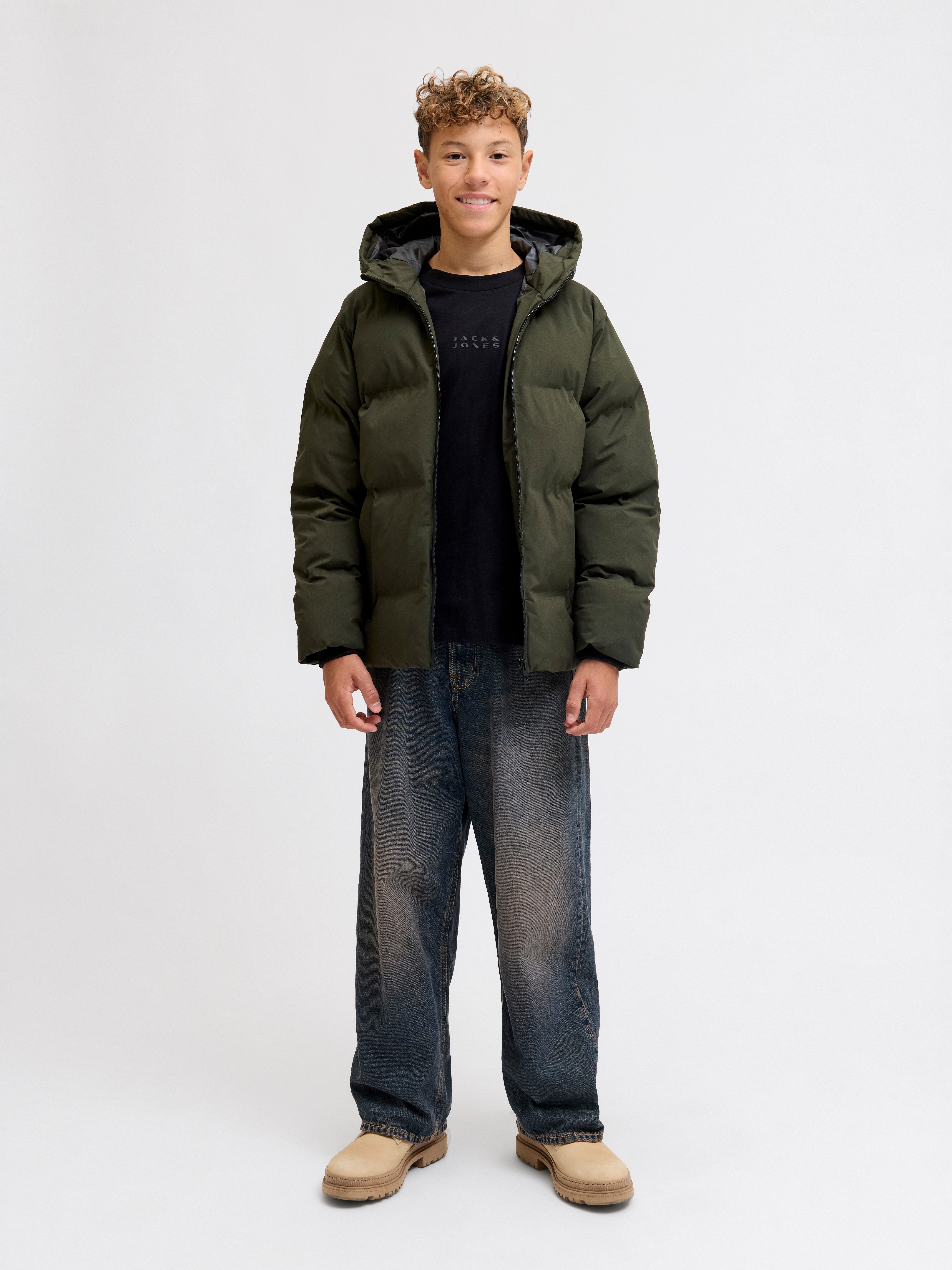 Jack & Jones Junior Steppjacke JJKAITO PUFFER JACKET LN JNR