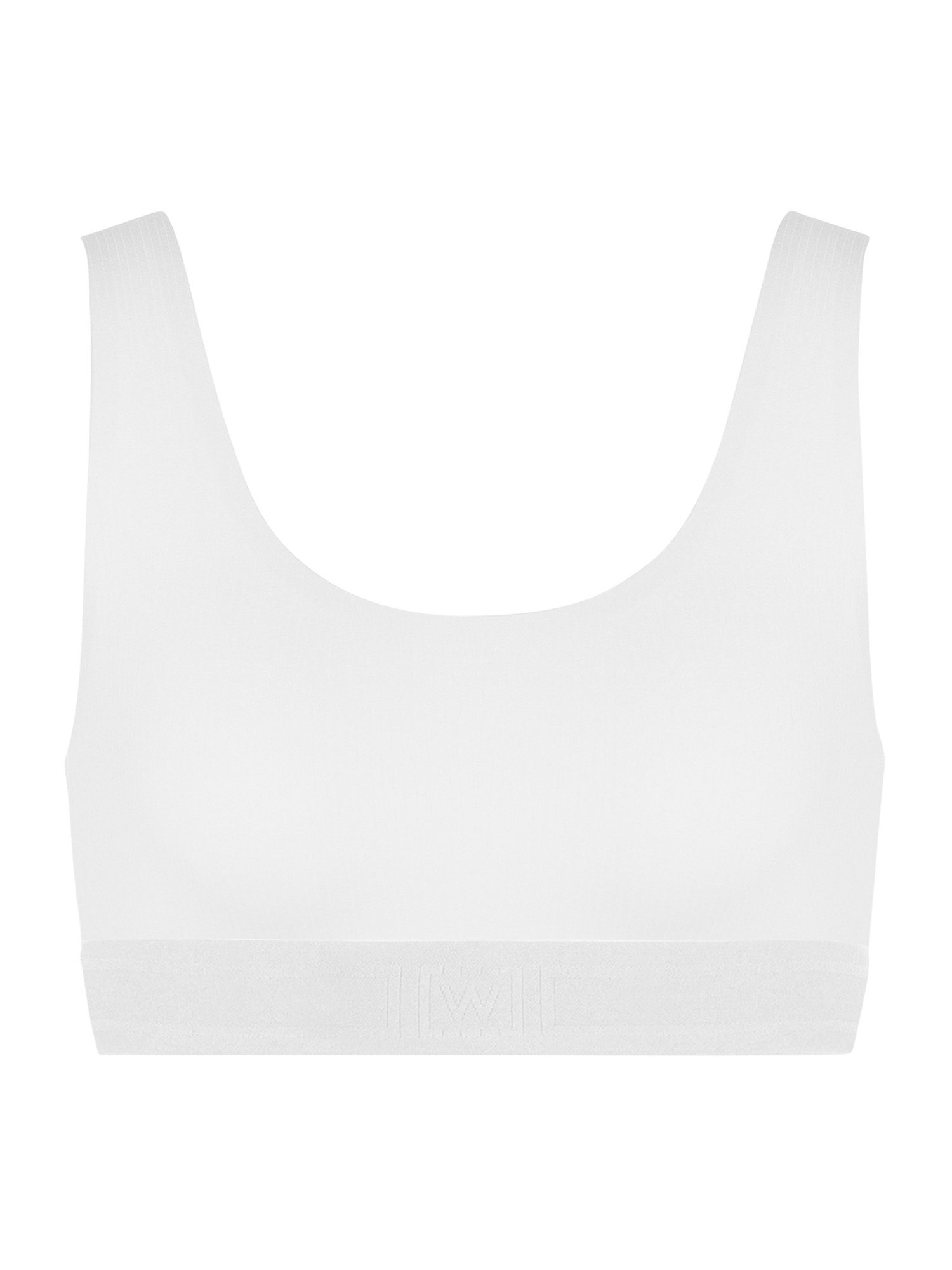 Wolford Bustier Scoop Neck Bralette pearl