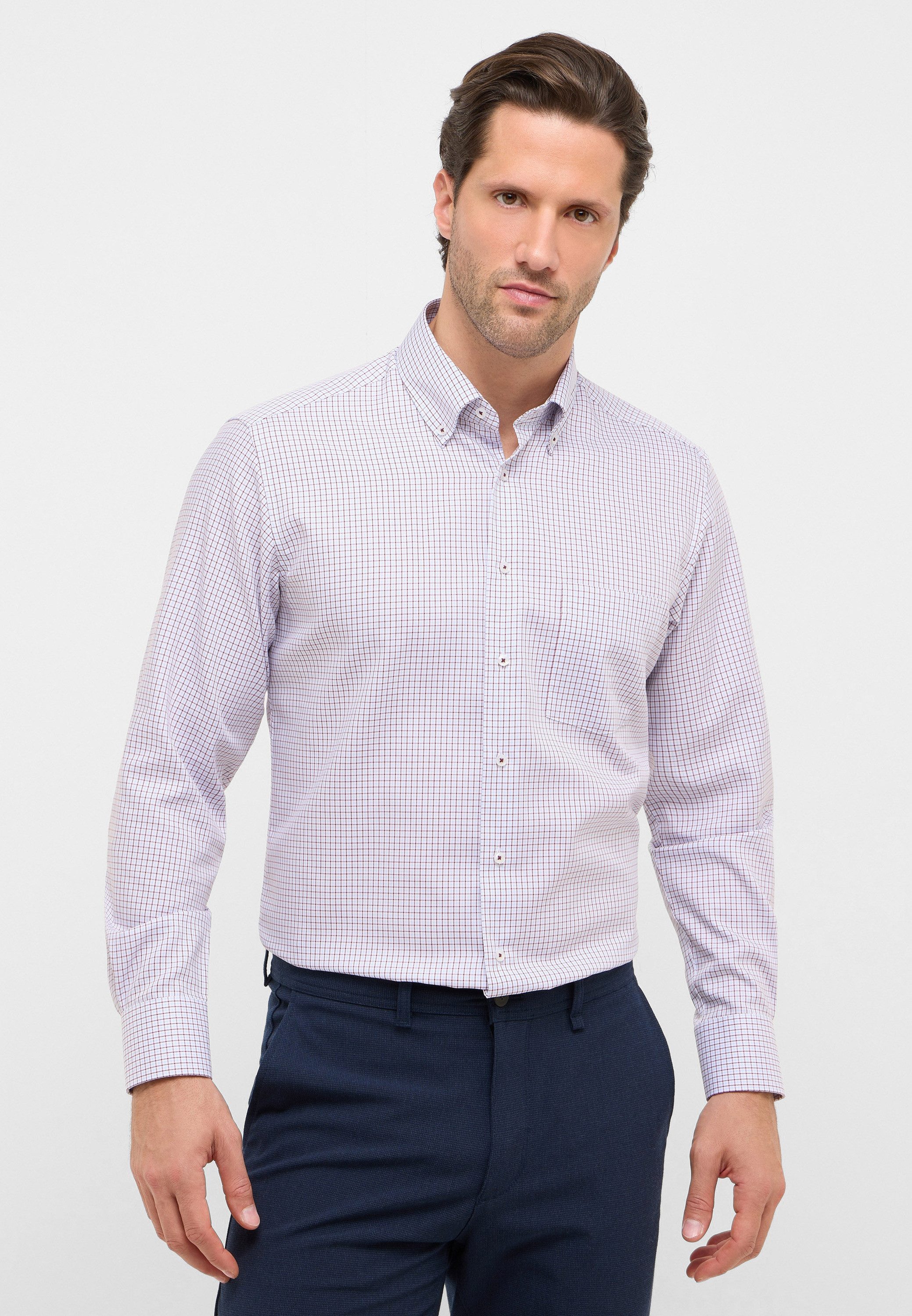 Eterna Langarmhemd MODERN FIT NON IRON (bügelfrei) günstig online kaufen