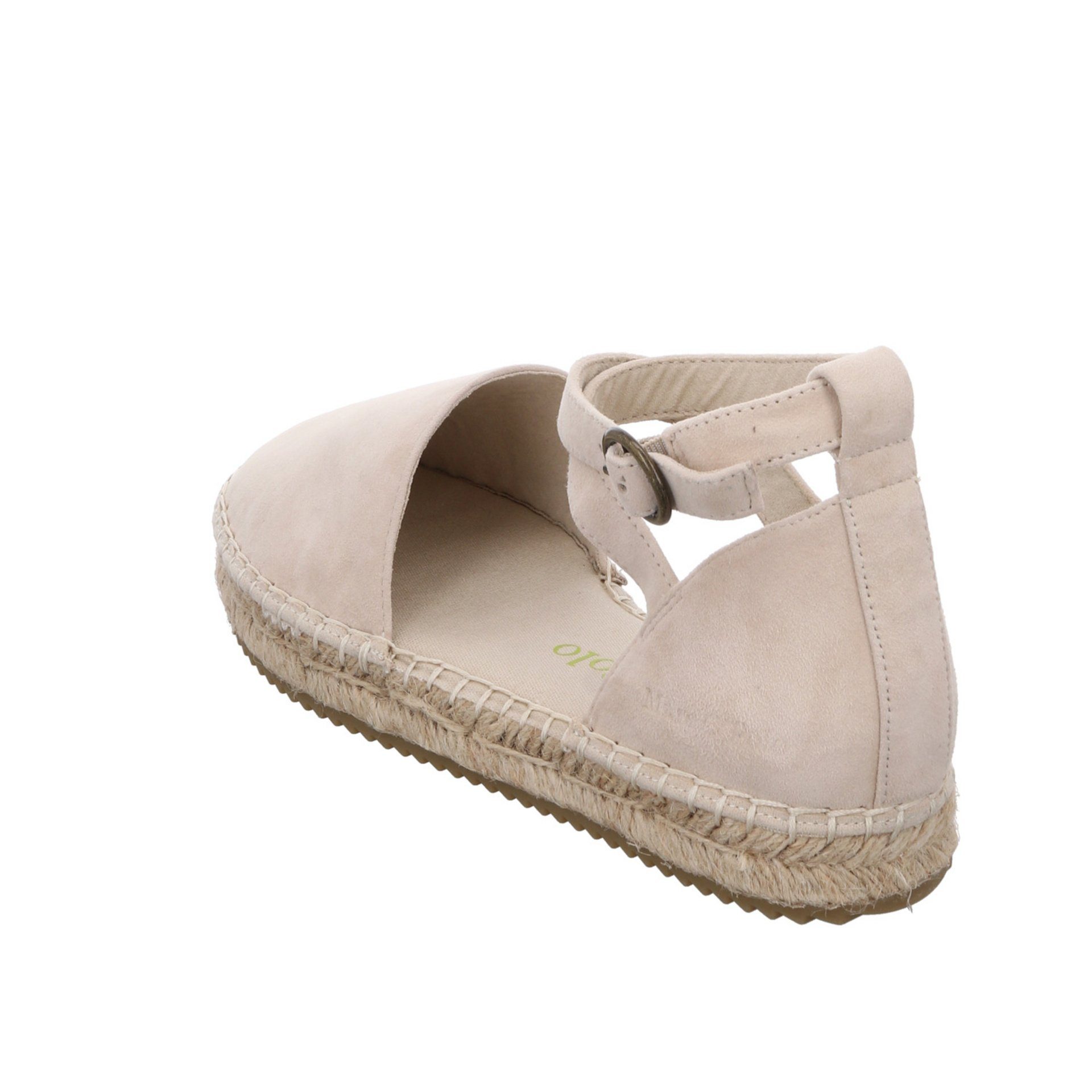 Marc O'Polo Espadrille Damen Espadrilles Espadrille Veloursleder sand Schuhe