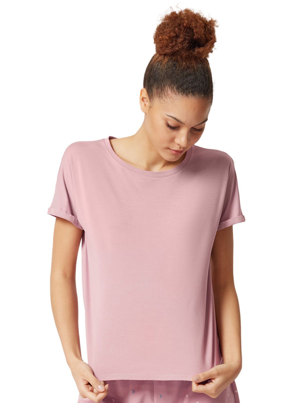 T-Shirt Damen Shirt kurzarm Night In Mix & Match