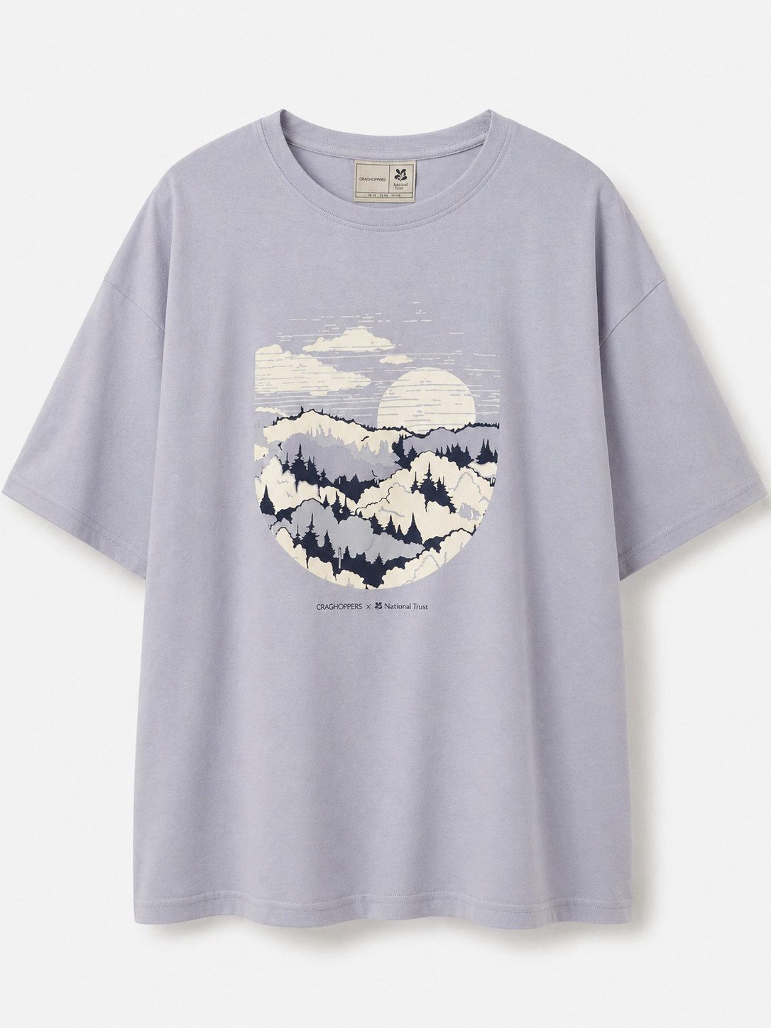 Craghoppers T-Shirt Craghoppers - Bistort - Damen Shirt aus Bio Baumwolle, blue