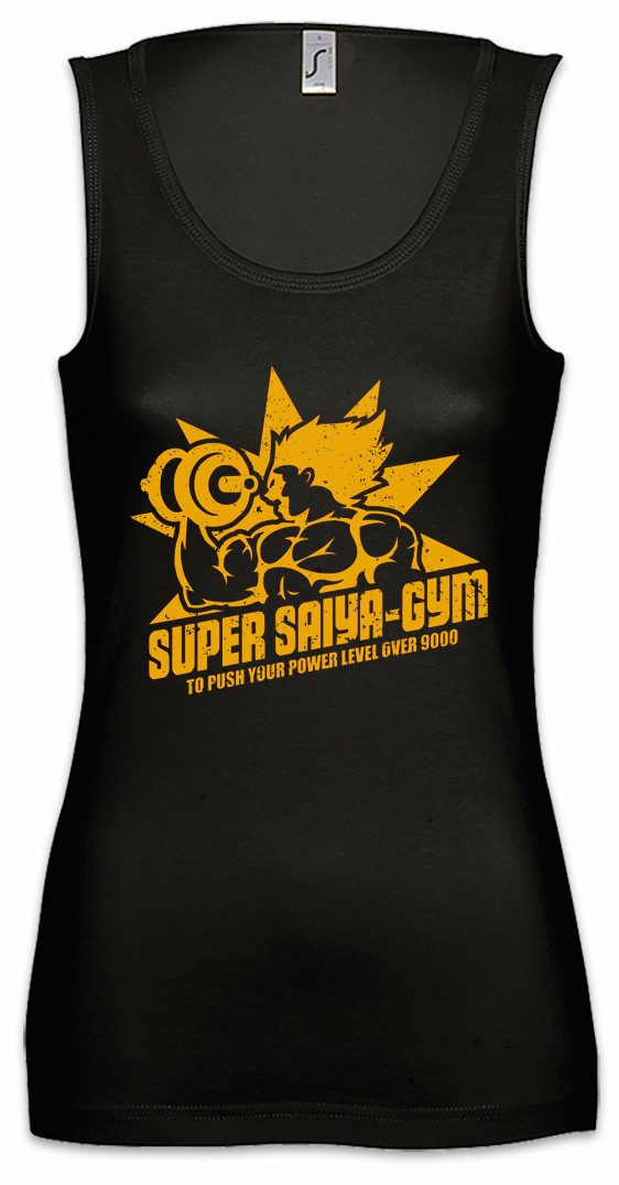 Tanktop Black Super Saiya Gym Vintage Ärmelloses Damen T-Shirt Dragonball