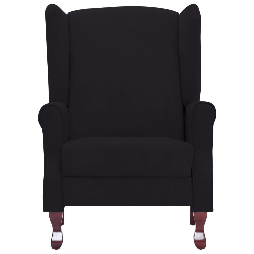 Schwarz für Relaxsessel Wohnzimmer Sessel, das verstellbare DOTMALL Armsessel mit Holzbeine,