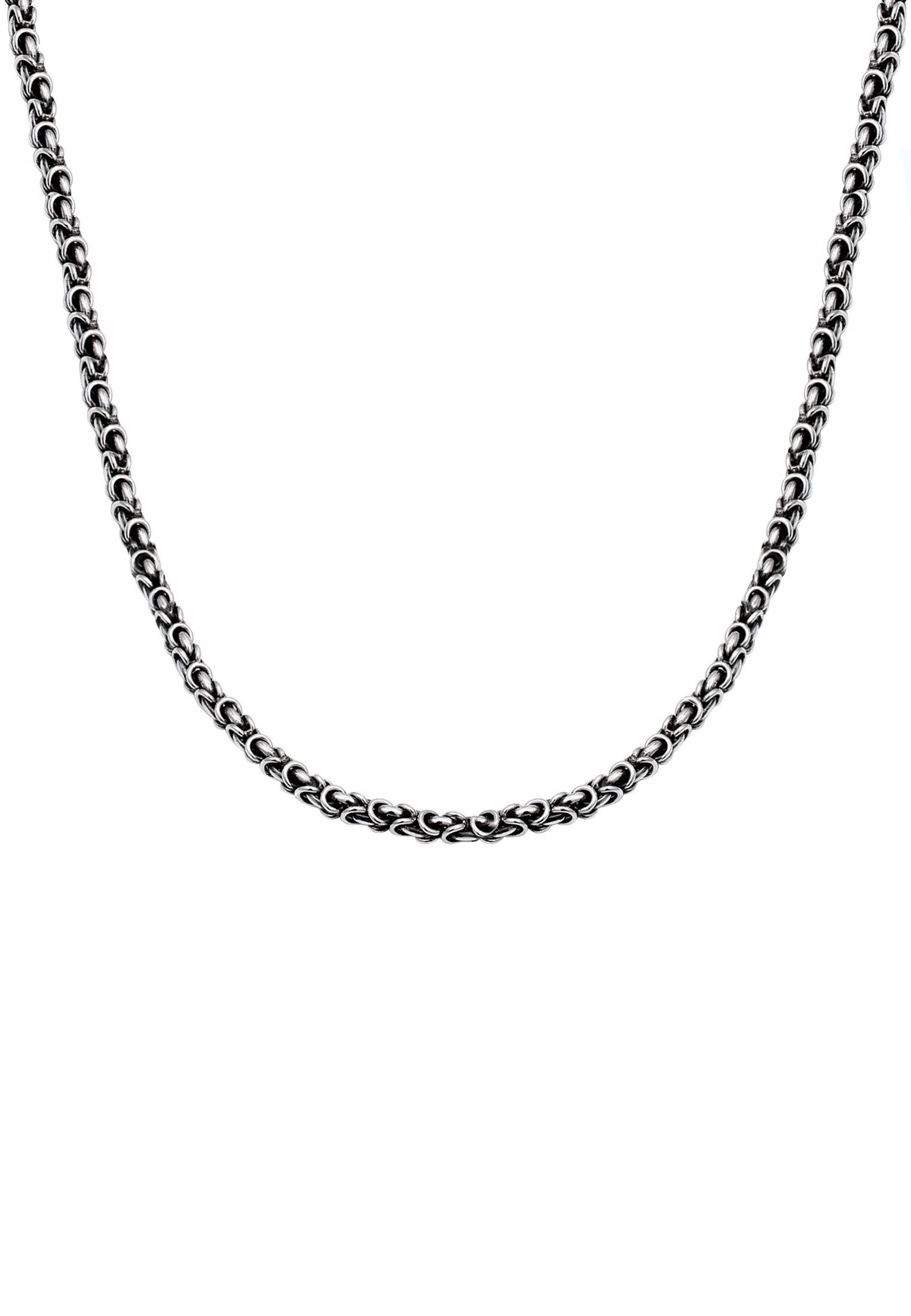 Kuzzoi Silberkette Herrenschmuck Gliederkette Oxidiert 925 Silber – Bild 2 von 5