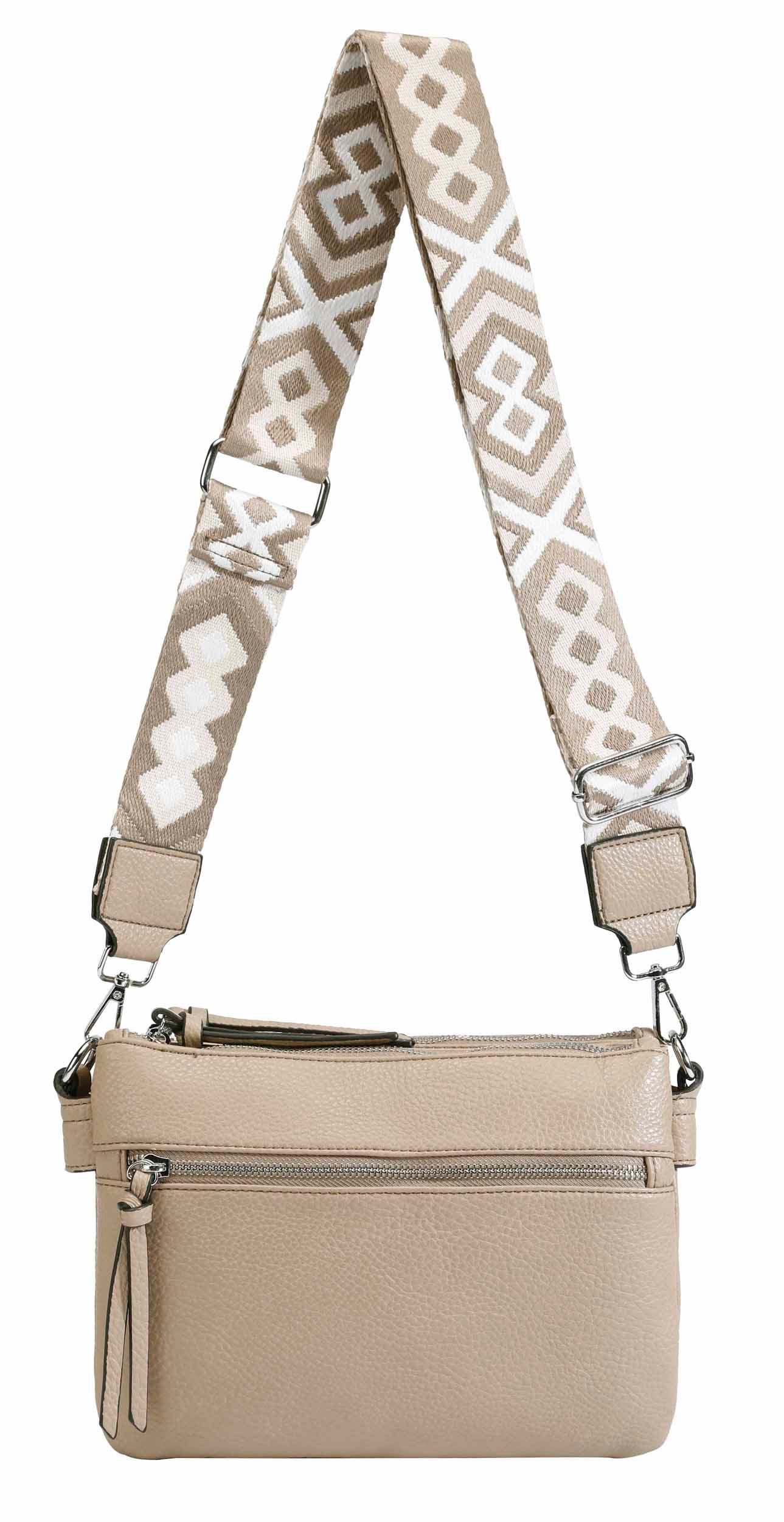 Schultertasche Damen Bodybag Umhängetasche Messenger Crossbody Brusttasche Crossover