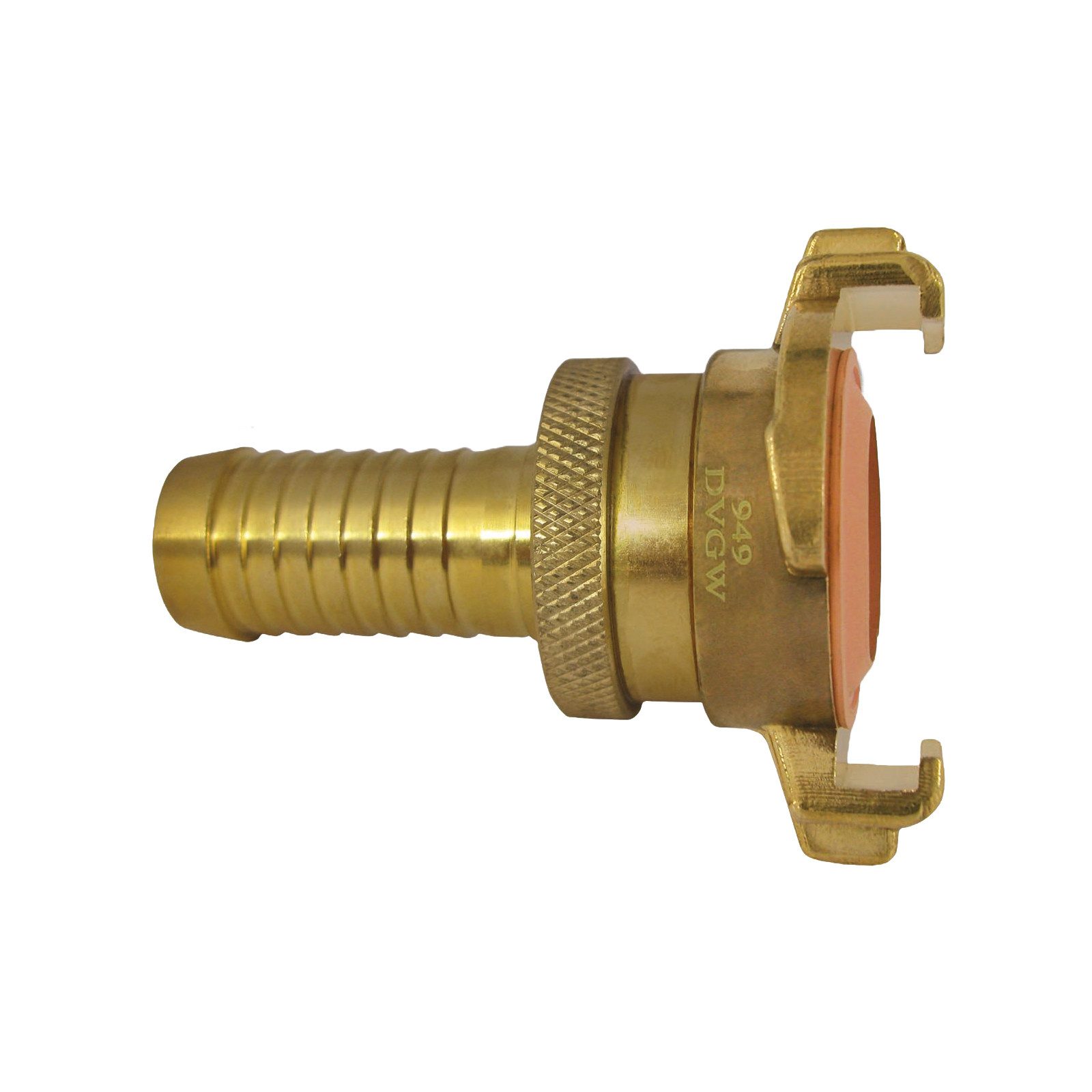 Schlauchadapter Messing Trinkwasser GK-Saugkupplung 1/2 Zoll / 14 mm