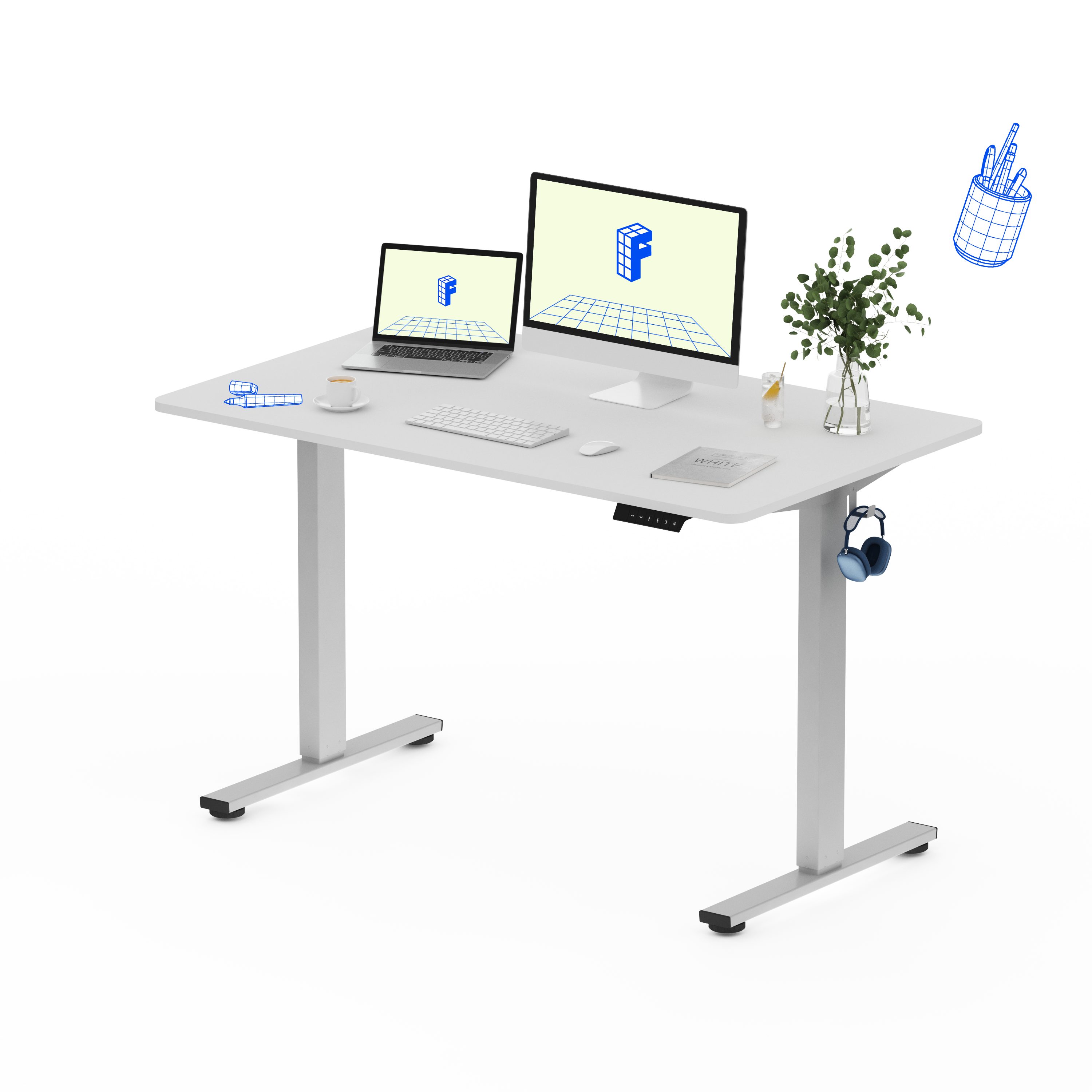 FLEXISPOT Schreibtisch Basic-Series Elektrisch höhenverstellbarer Schreibti günstig online kaufen