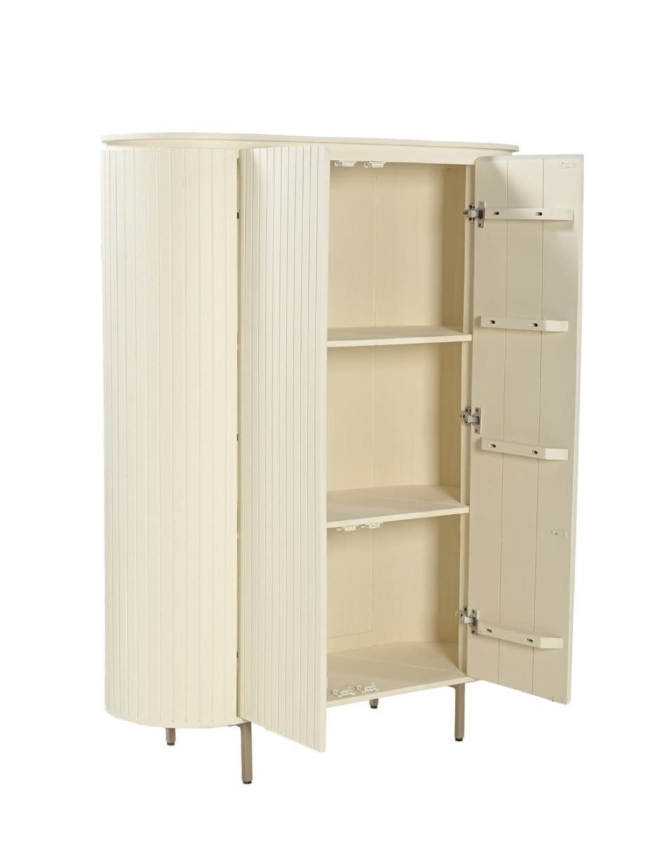 Natur24 Highboard Patou Highboard 115x151x43 cm Mangoholz Weiß