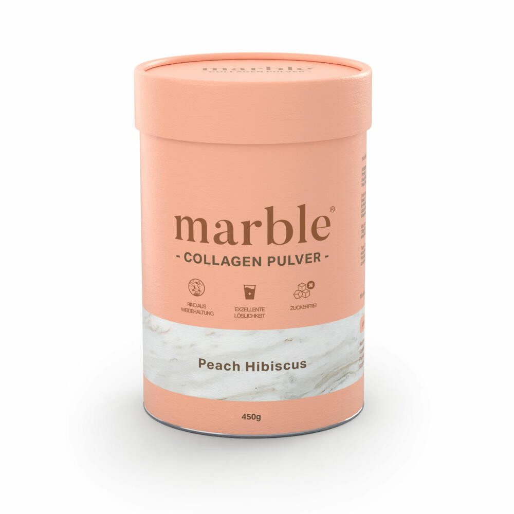 Marble Peach Hibiscus, 450 g Pulver, 450 g
