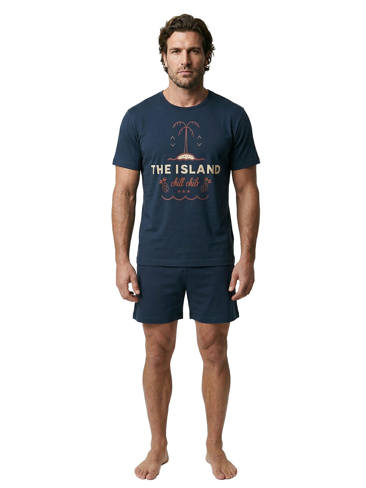 Henry Terre Shorty Pyjama Set Shorty - Island Chill Club günstig online kaufen