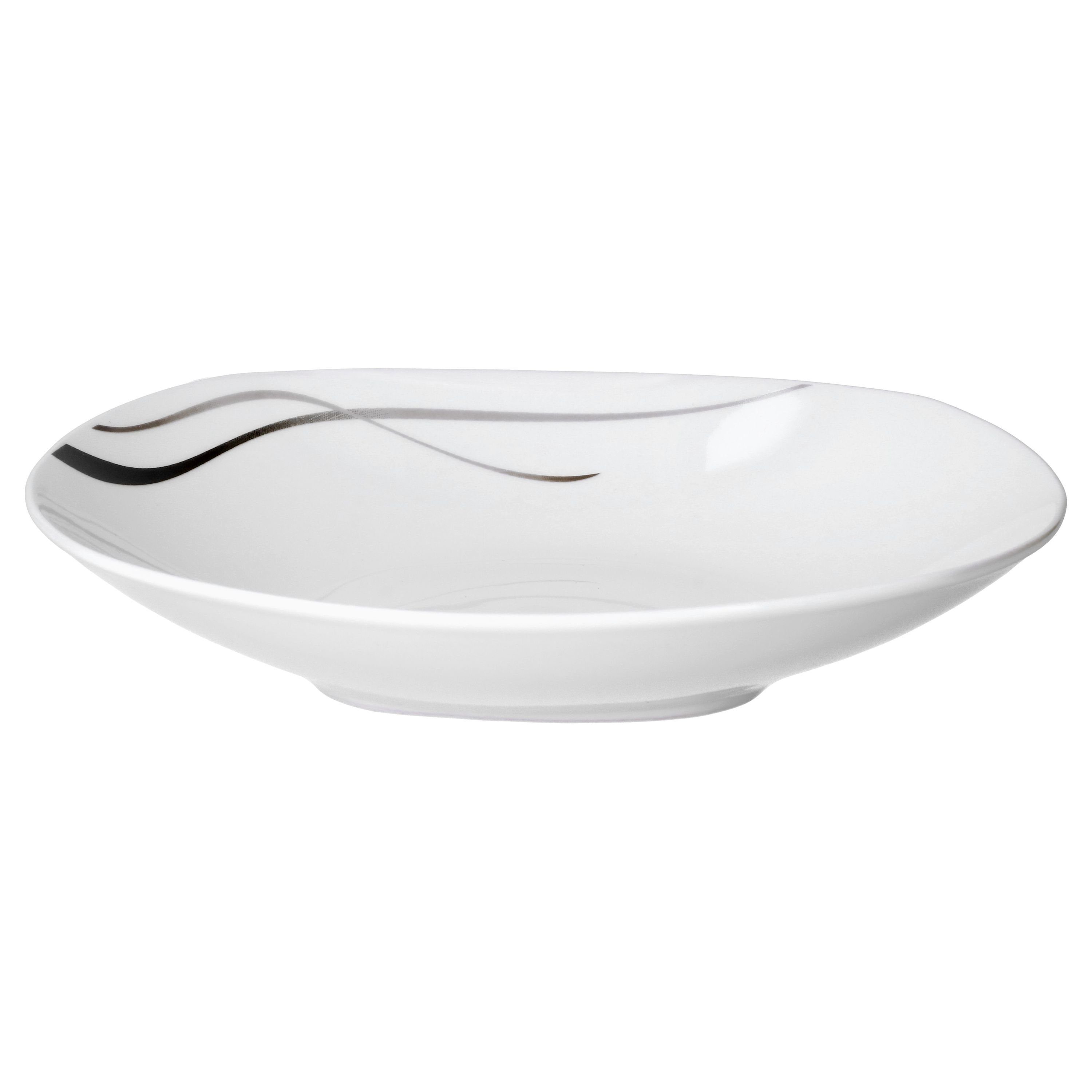 van Well Suppenteller Essteller tief Silver Night 22cm