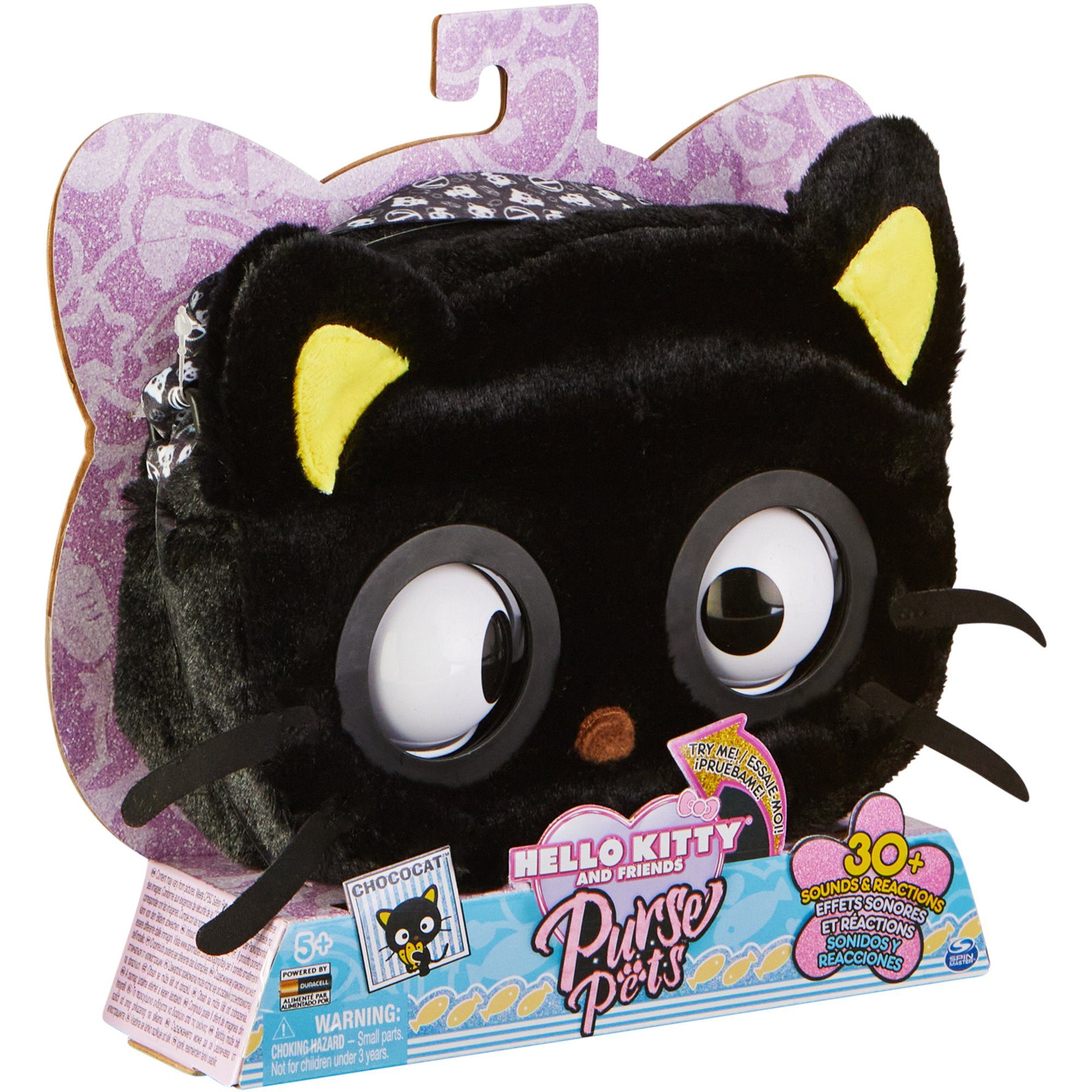 Spinmaster Kuscheltier Spin Master Purse Pets - Chococat, Tasche