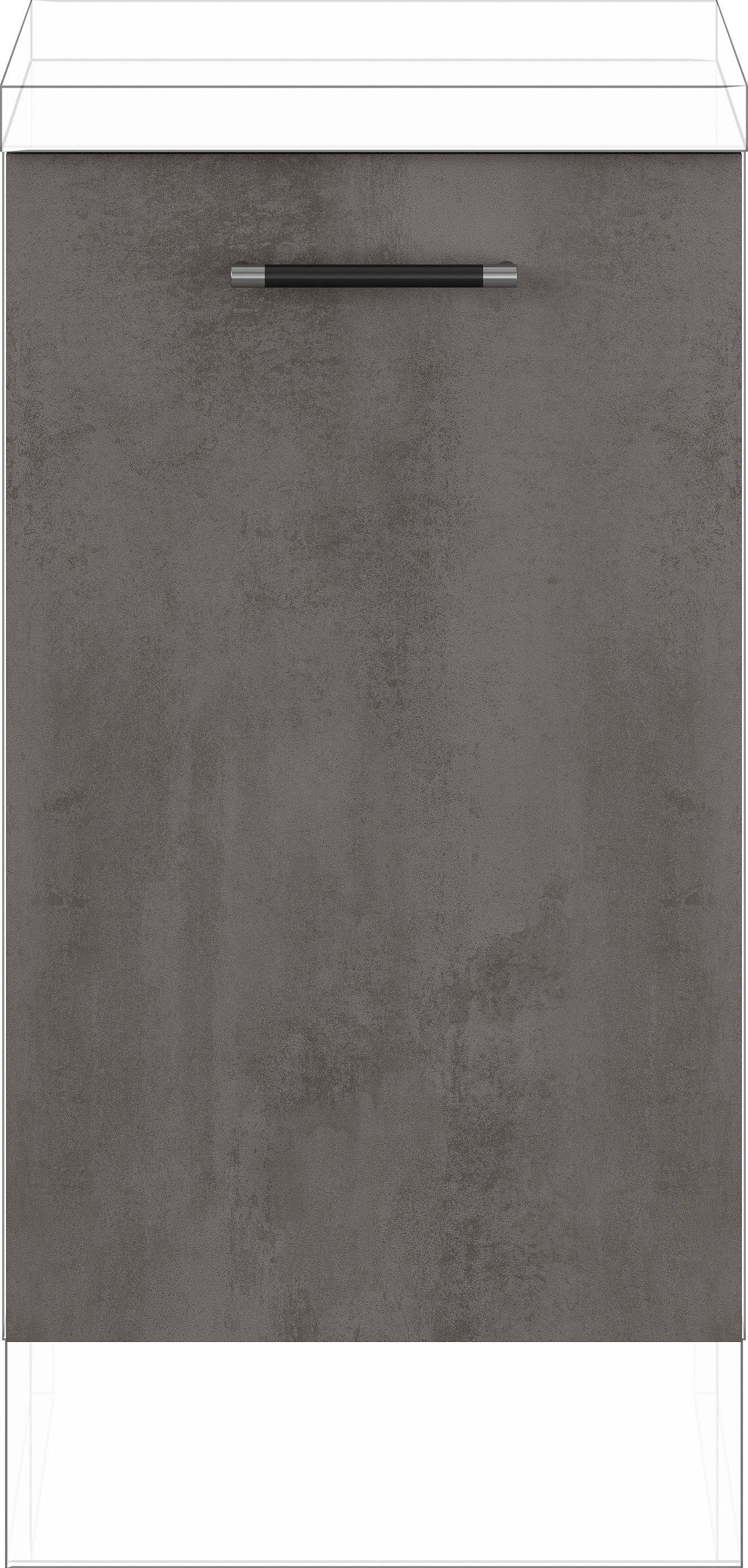 IMPULS KÜCHEN Türfront "Prag", Breite/Höhe: 45/71,7 cm, für einen vollintegrierten Geschirrspüler