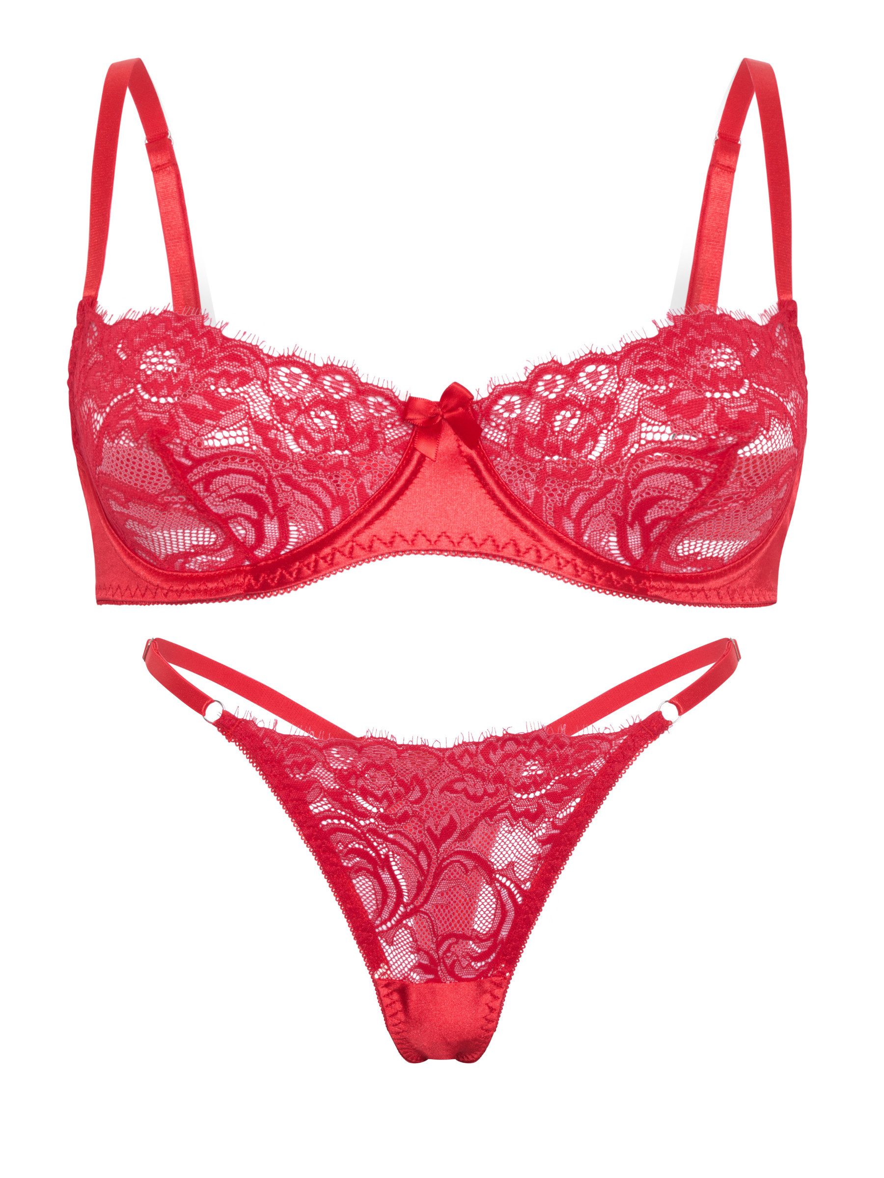 Orchibelle Set: Bügel-BH Damen Dessous-Set – Sinnliche Reizwäsche mit BH und String aus Spitze (Set, 2-tlg., mit Tanga) Sexy Lingerie-Set – Reizvolle Wäsche für besondere Momente