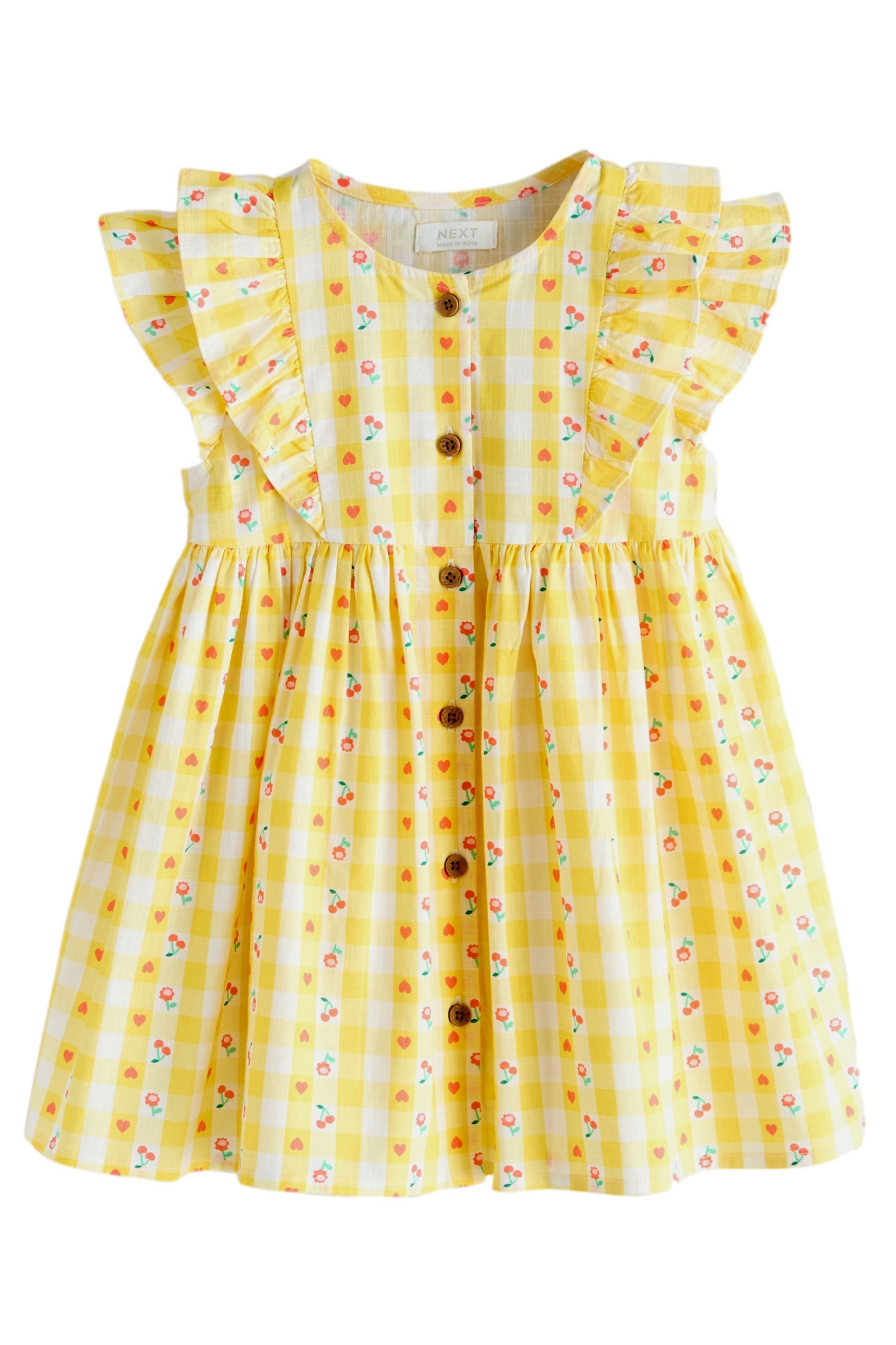 Blusenkleid Kleid mit Rüschenärmeln