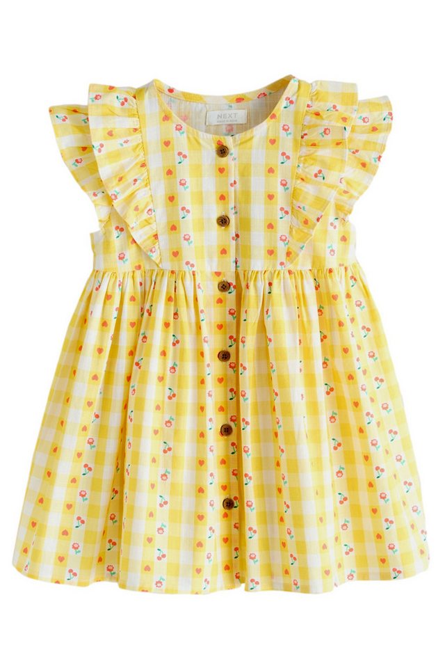 Next Blusenkleid Kleid mit Rüschenärmeln (1-tlg)