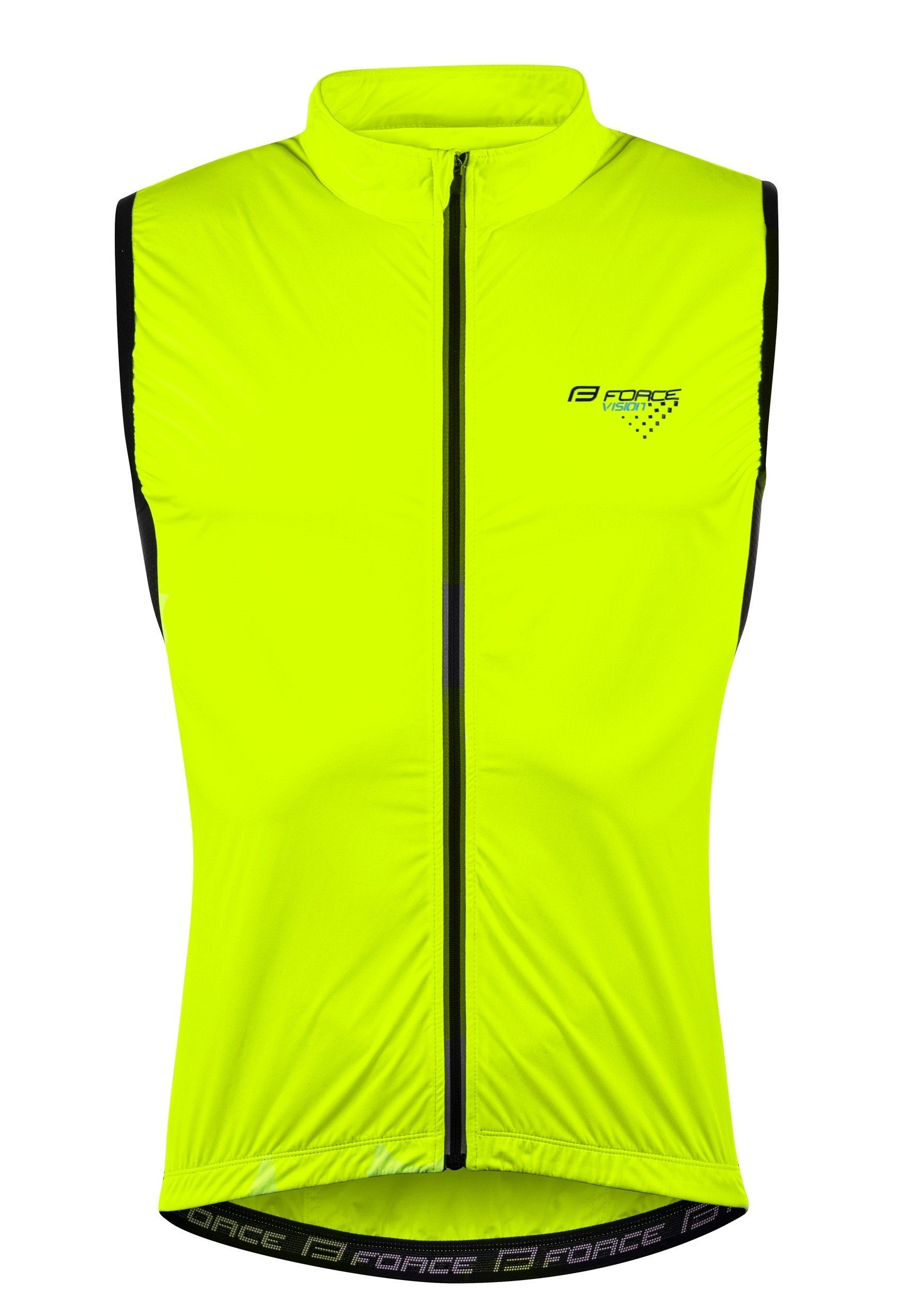 Funktionsweste Weste FORCE VISION fluogelb +20 °C und darüber