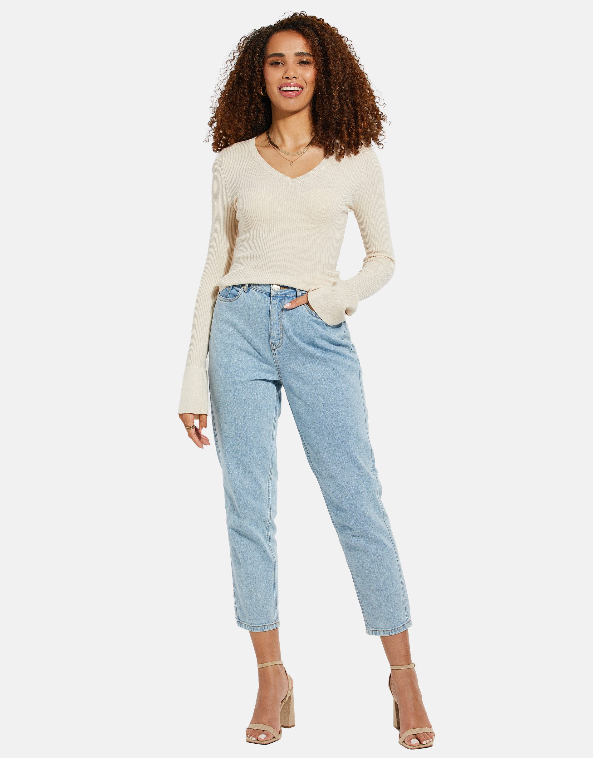 Threadbare V-Shirt (1-tlg) im schlichten Design