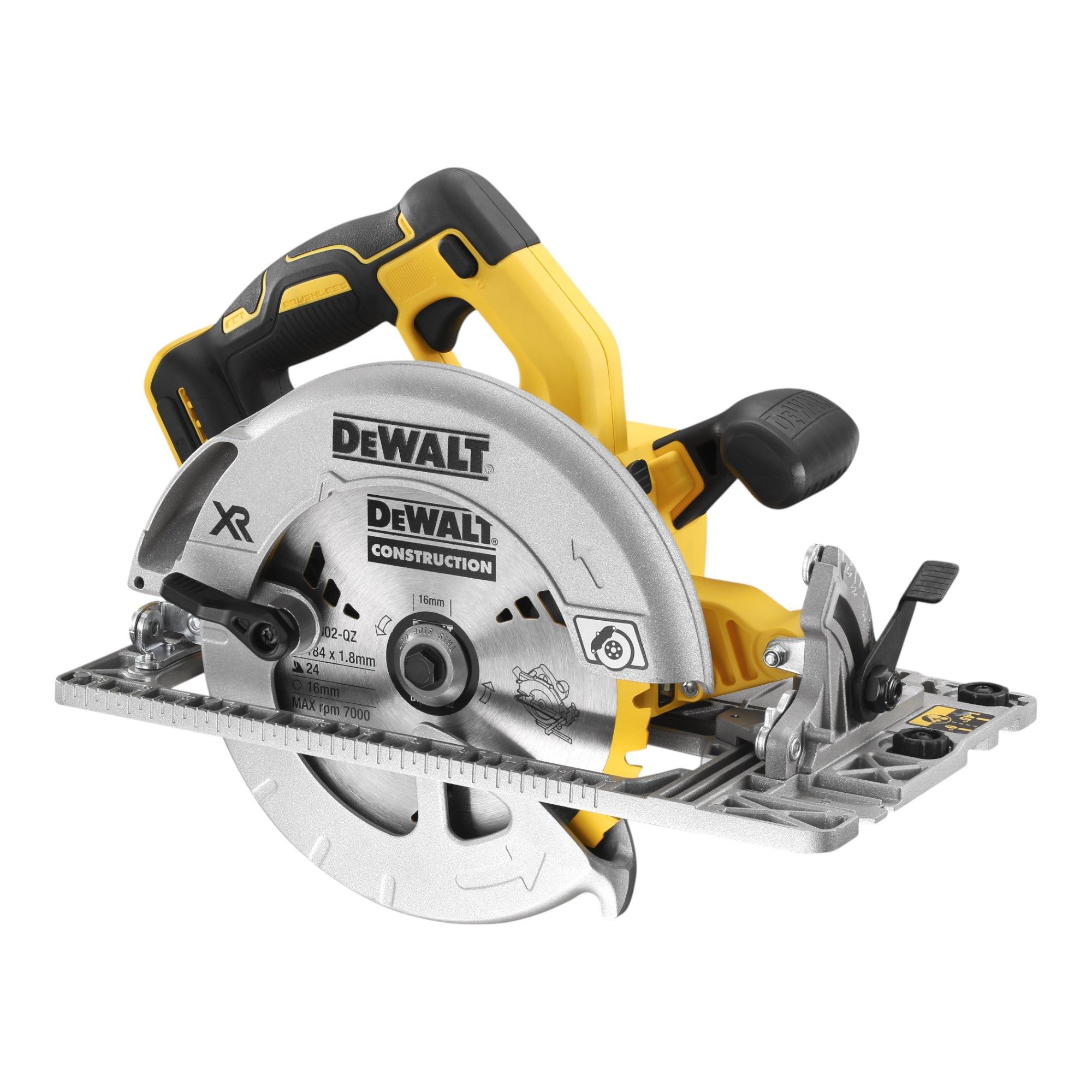 DeWalt Akku-Handkreissäge DCS 572 N 18 V 184 mm Brushless Solo - ohne Akku, ohne Ladegerät