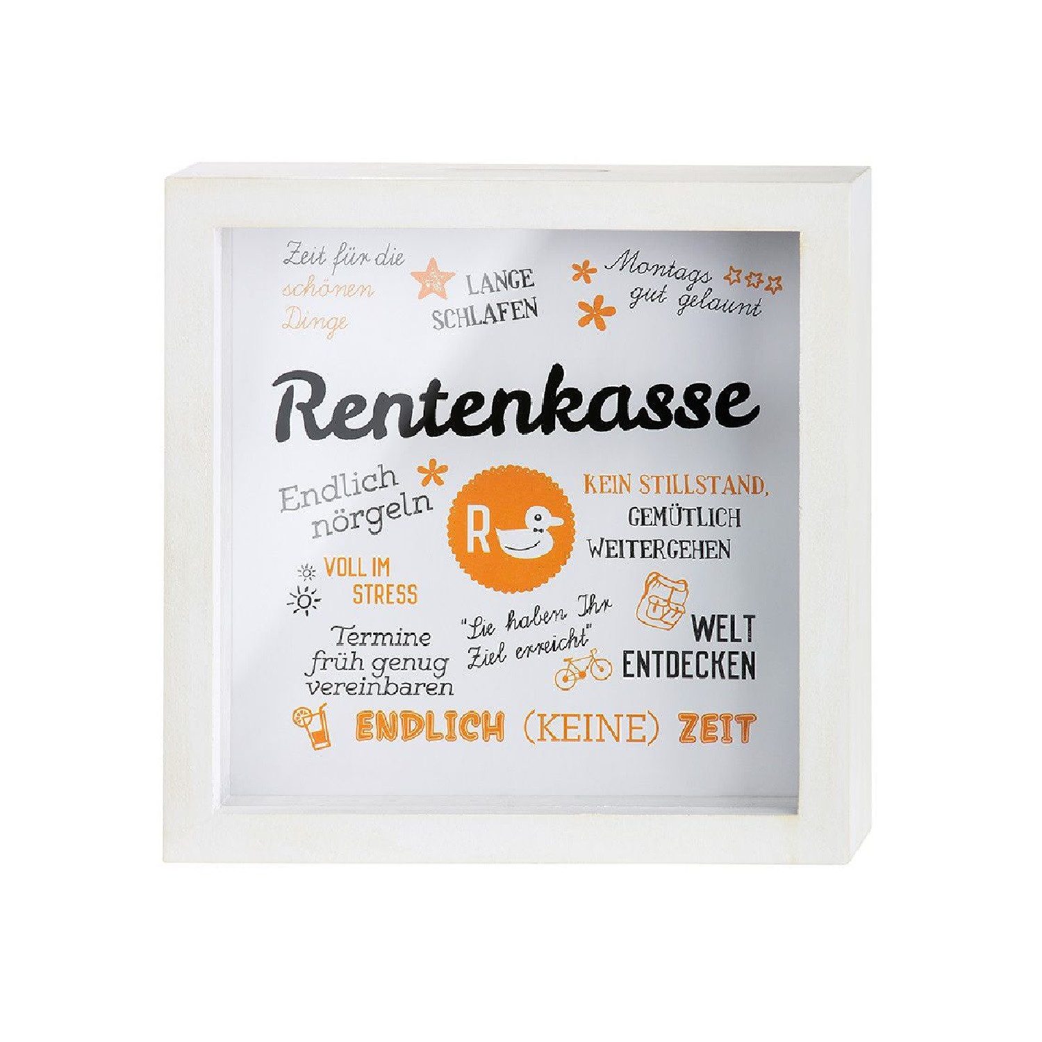 GILDE Spardose Rentenkasse quadratisch