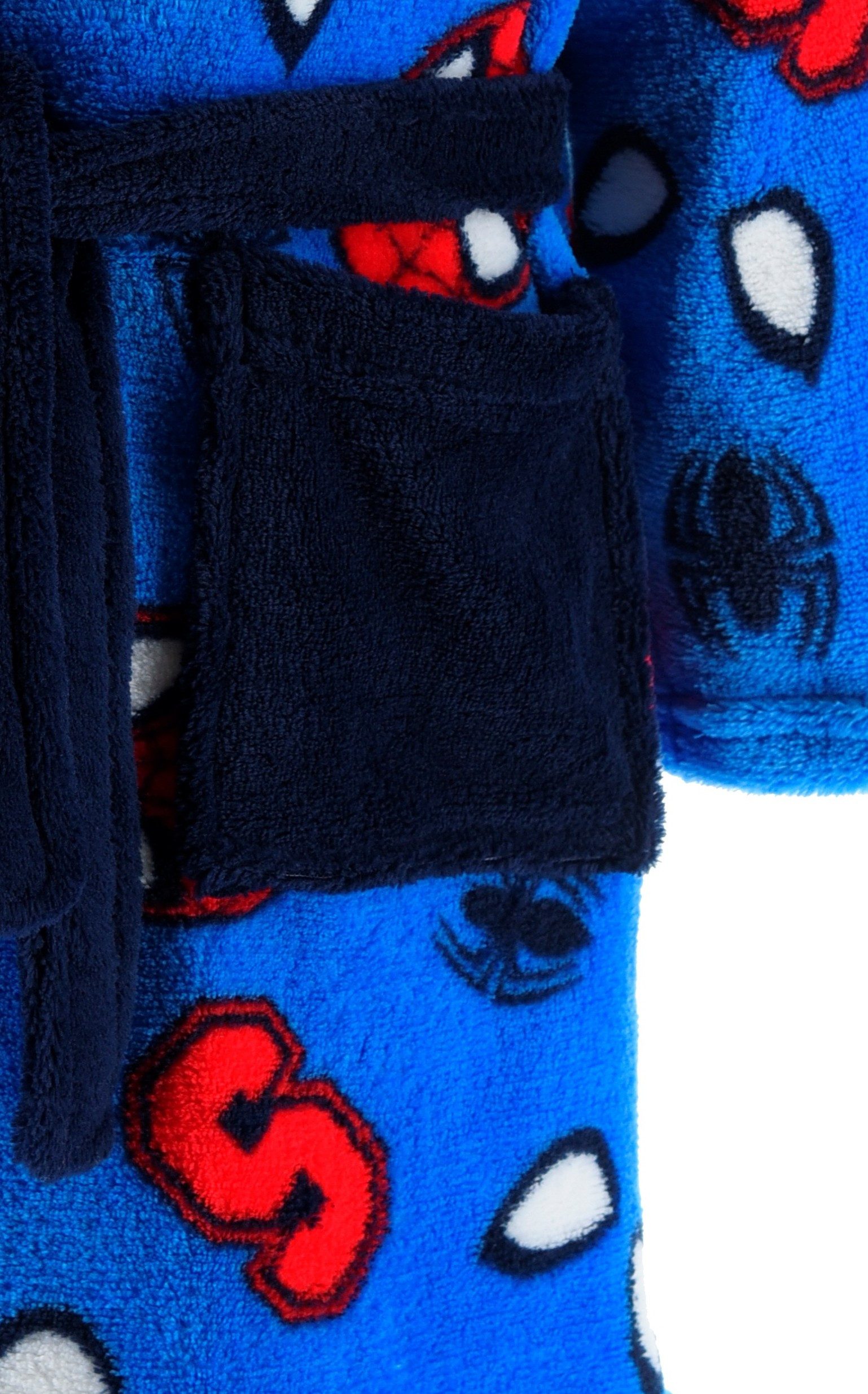 Spiderman Bademantel Spiderman Bademantel Kinder Jungen, Polyester, Kordel, Spiderman Kapuze