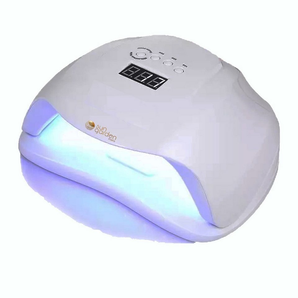 Sun Garden Nails Lichthärtungsgerät UV LED Lampe für Gelnägel 54 W whitemit  Sensor und Timer, Lichthärtung