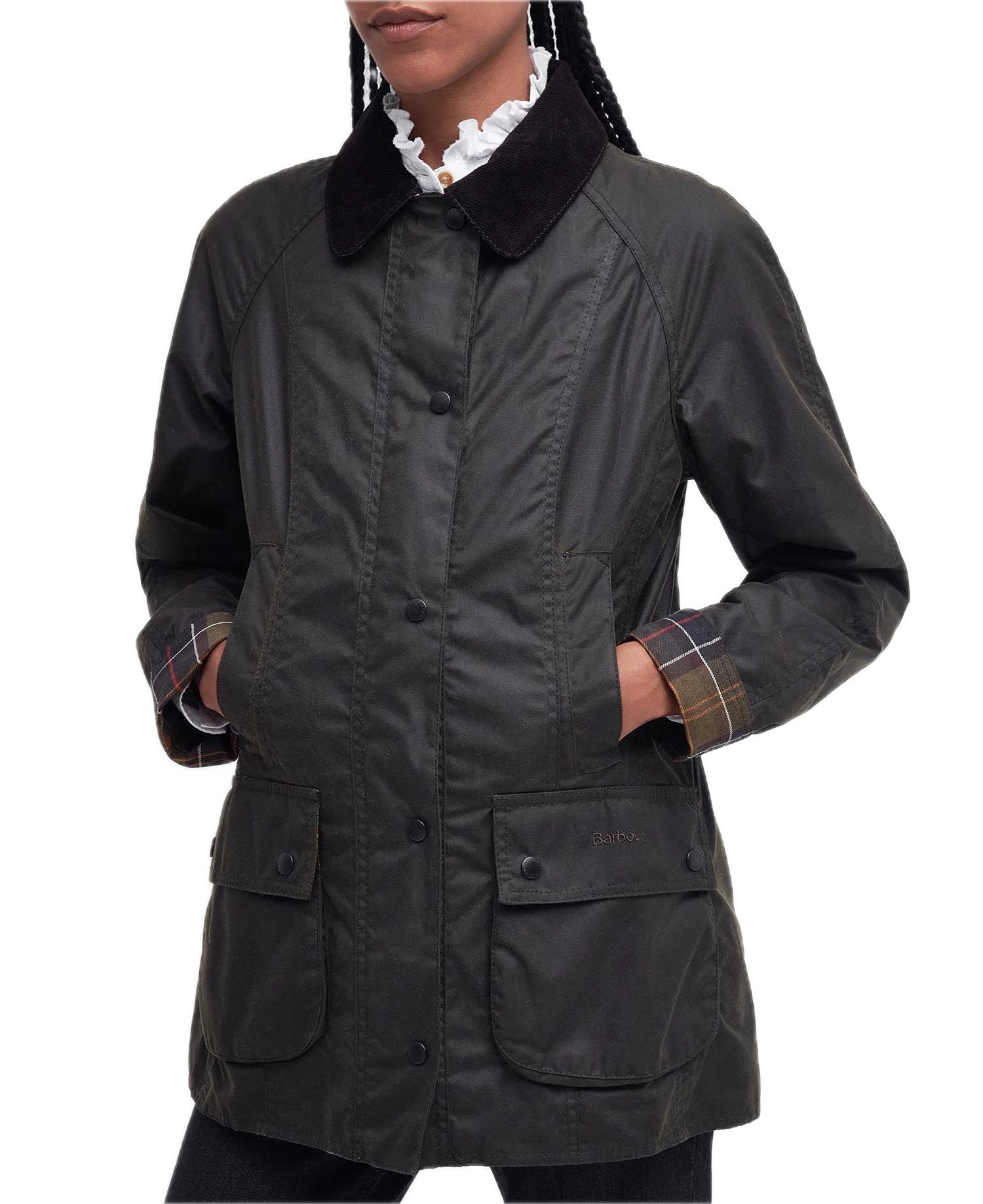Barbour Outdoorjacke BARBOUR Wachsjacke Classic Beadnell – Bild 5 von 5