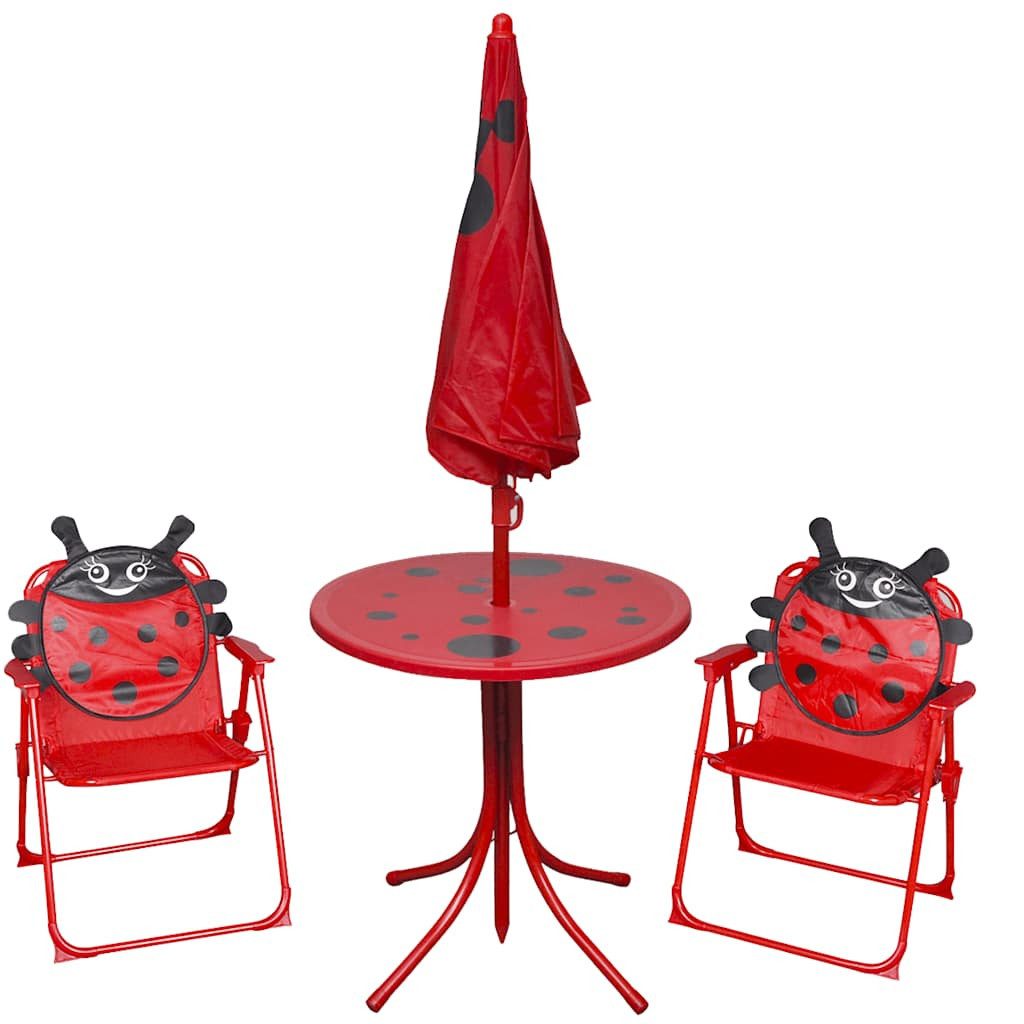 vidaXL Gartenlounge-Set 3-tlg. Garten-Bistro-Set für Kinder günstig online kaufen