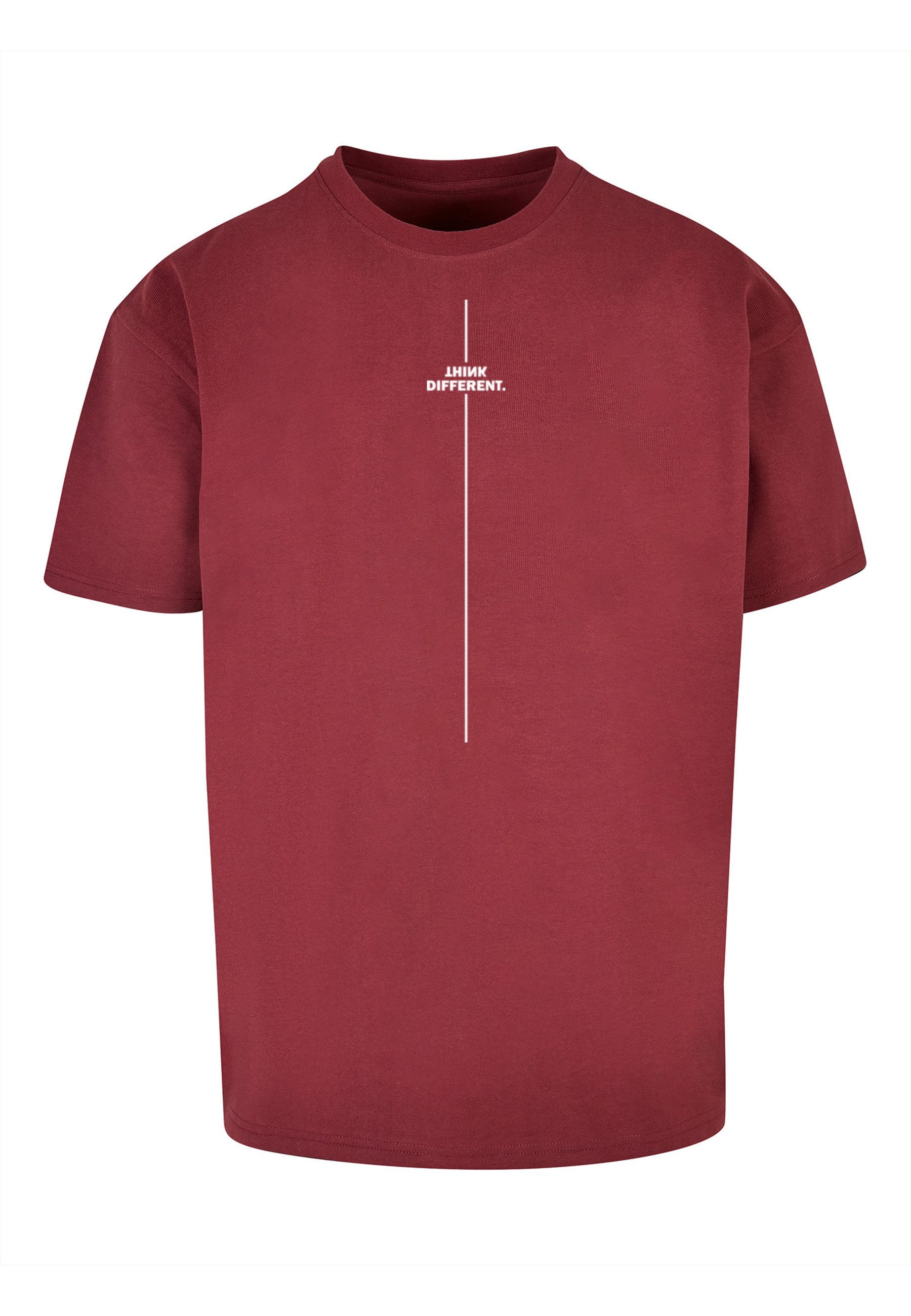 Merchcode T-Shirt Merchcode Herren Think Different Heavy Oversized Tee (1-tlg)
