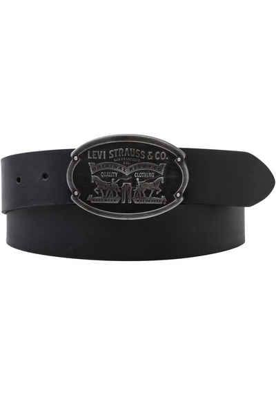 Levi's® Ledergürtel Billy Plaque Belt mit markanter Koppelschließe