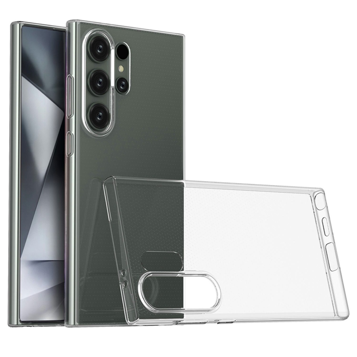 Handyhülle Für Samsung Galaxy S25 Ultra Silikon TPU Schutz Hülle dünn Transparent