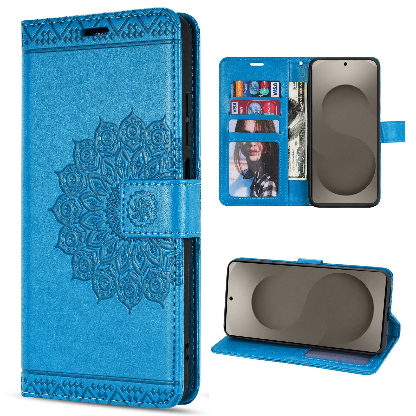 betterfon Handyhülle für Samsung Galaxy S26 Hülle Wallet Case Kartenfächern, Hergestellt aus PU-Leder & weichem TPU