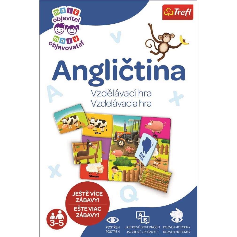 Trefl Puzzle Lernspiel Little Explorer: Englisch, Puzzleteile