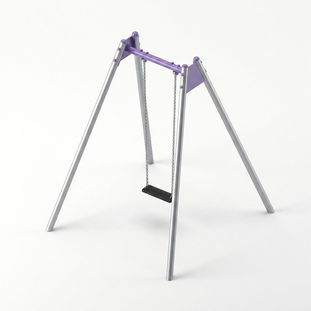 Xlmoebel Einzelschaukel Schaukelplatz mit Hängesessel, Slackline und Kinderkarussell, (Schaukelplatz, Schaukelplatz mit Hängesessel, Slackline und Kinderkarussell), Hergestellt in Europa