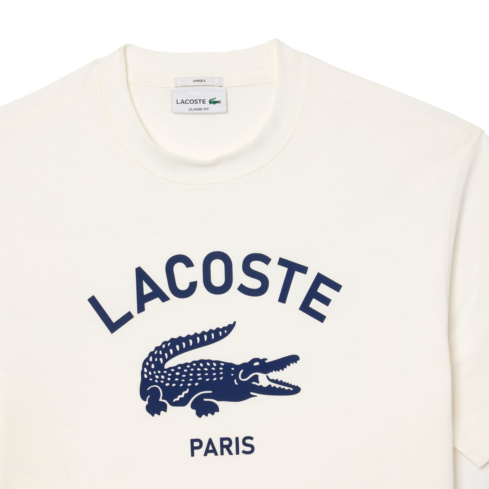 Lacoste Kurzarmshirt T-Shirt mit großem Krokodil-Print auf der Vorderseite günstig online kaufen