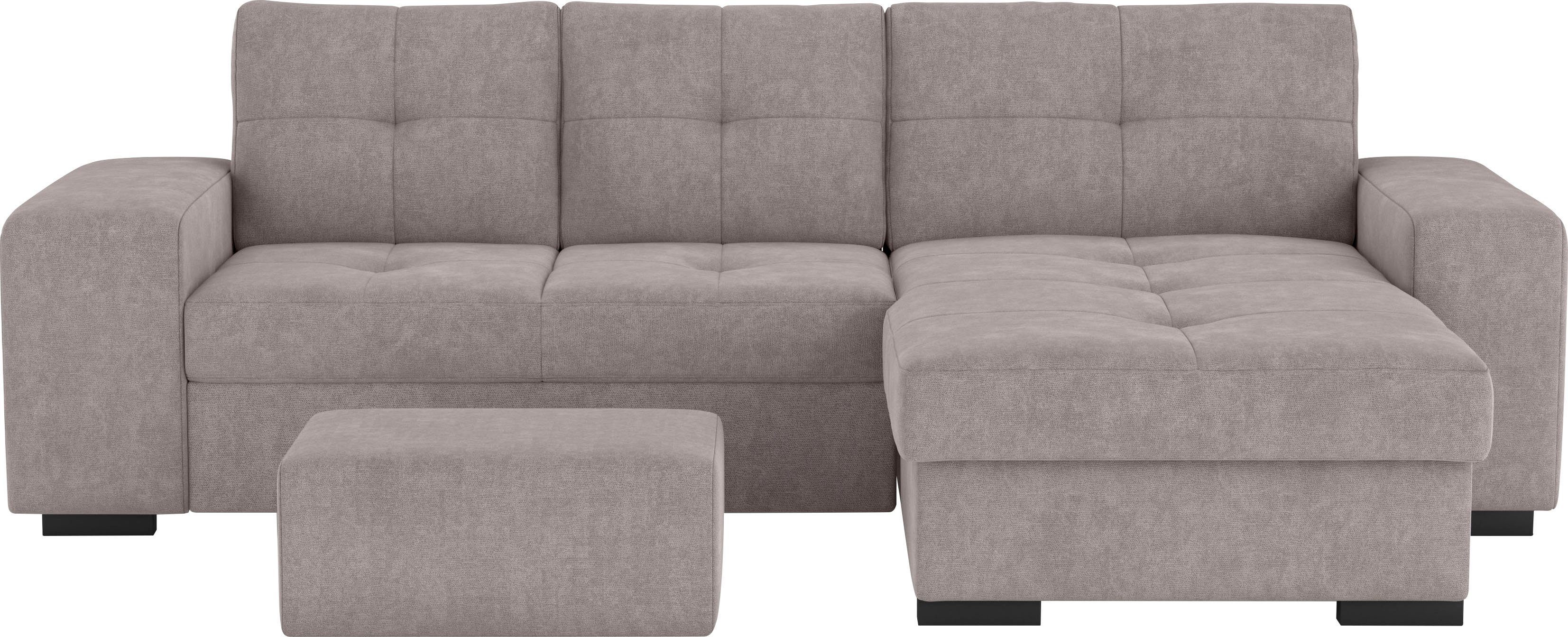 COTTA Ecksofa Mattina L-Form, mit Hocker, günstig online kaufen