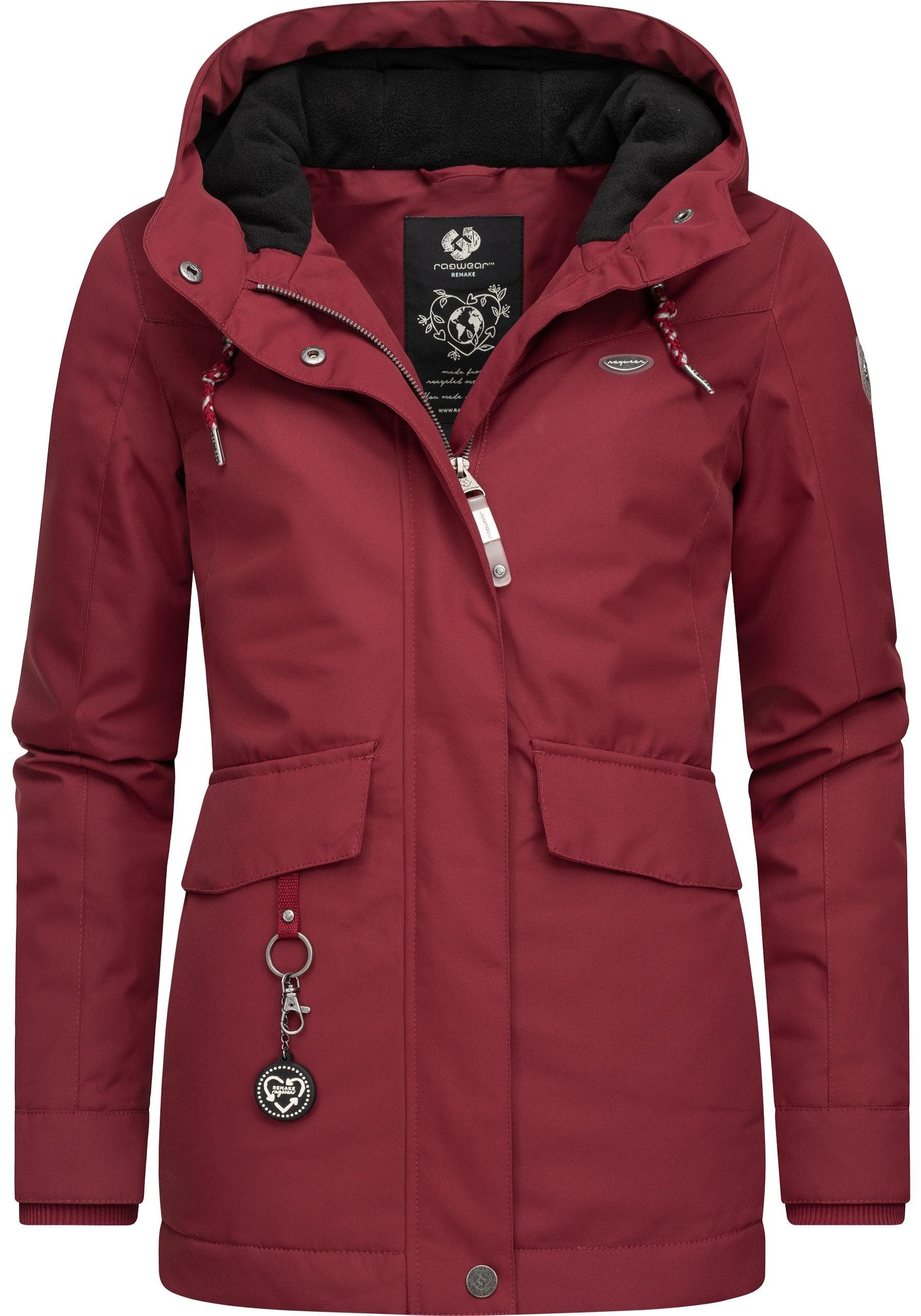 Ragwear Winterjacke Jazmin Remake II Intl. gefütterte Outdoorjacke aus recycelten Materialien