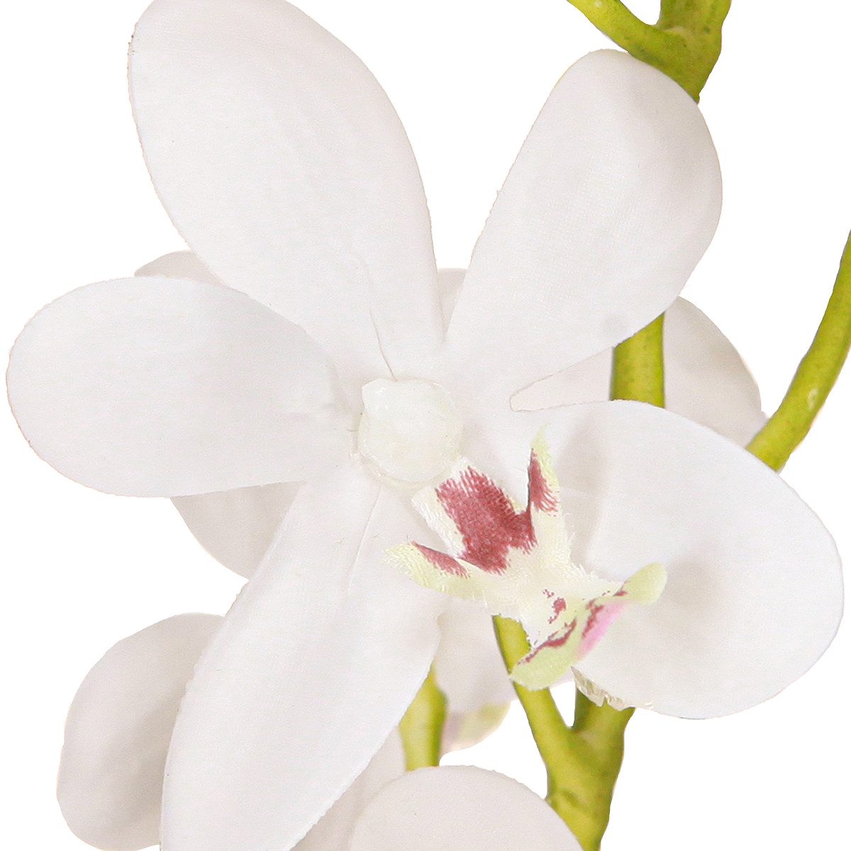 Kunstorchidee Künstliche Orchideen Weiß Ø3,5-5cm L38cm günstig online kaufen