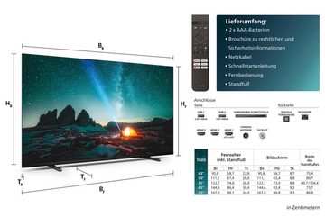 Philips 55PUS7609/12 LED-Fernseher (139 cm/55 Zoll, 4K Ultra HD, Smart-TV)