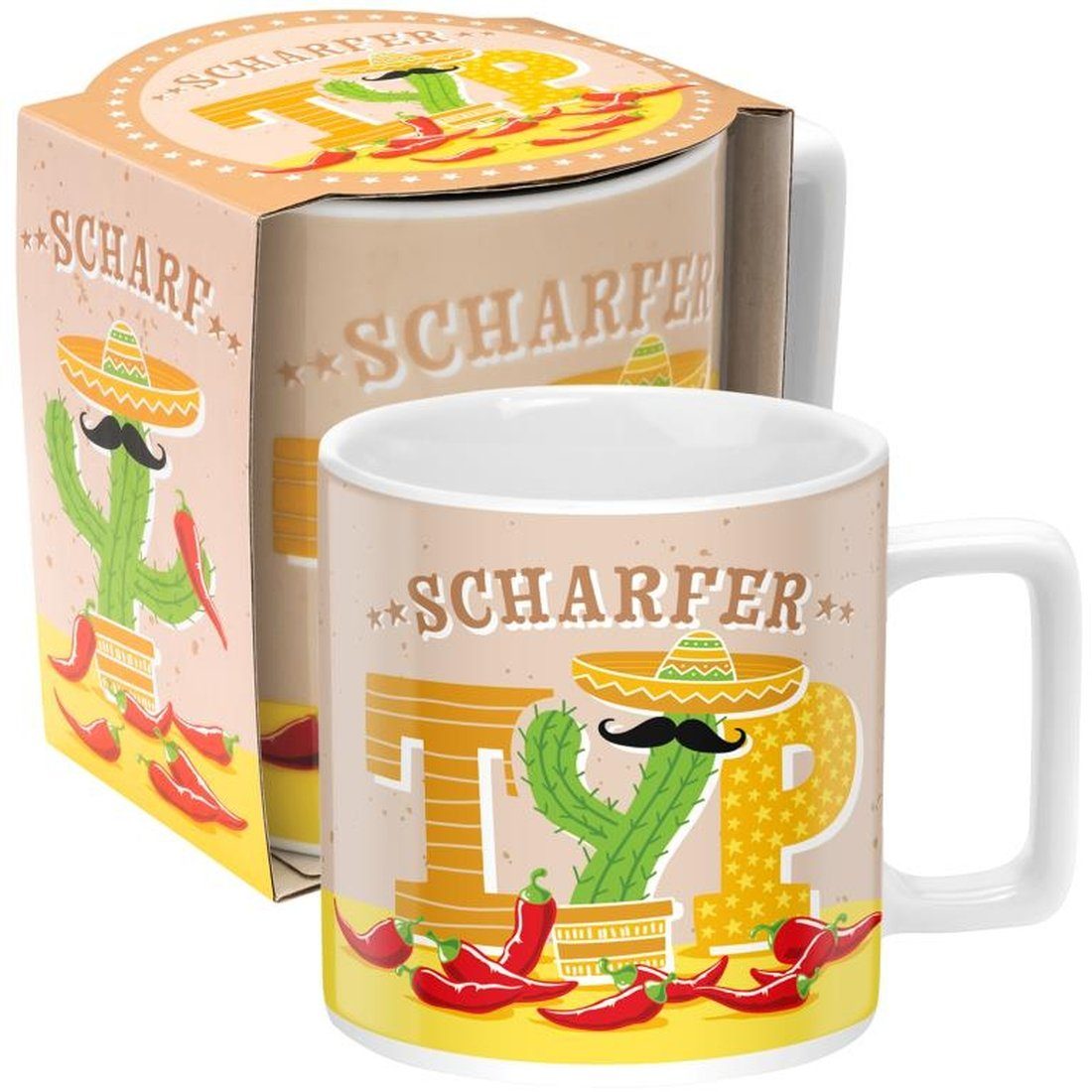 Sheepworld Tasse Männer-Tasse Kaffeetasse Teetasse 45cl Sheepworld GRUSS & CO Scharfer, Material: Porzellan