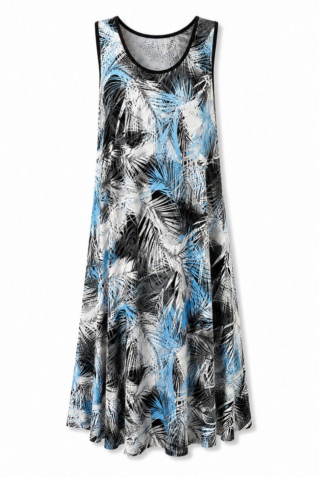 ITALY VIBES Sommerkleid - leichtes Viskosekleid Ärmellos mit A-Linie - Damen Kleid ONE SIZE- passend für Größen von M-XL