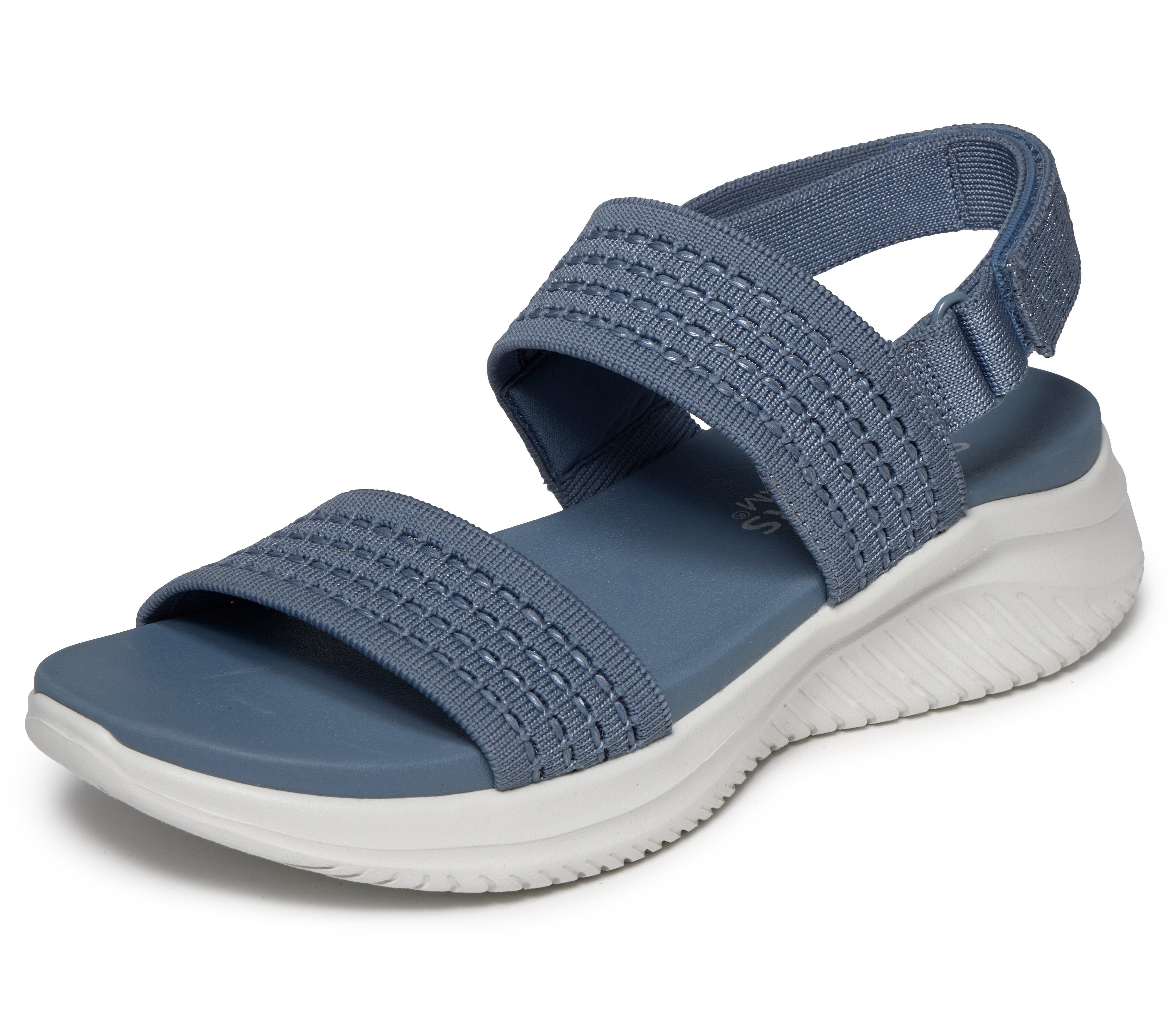 Skechers ULTRA FLEX 3.0 SANDAL Sandale Sommerschuh, Freizeitschuh mit Klettverschluss
