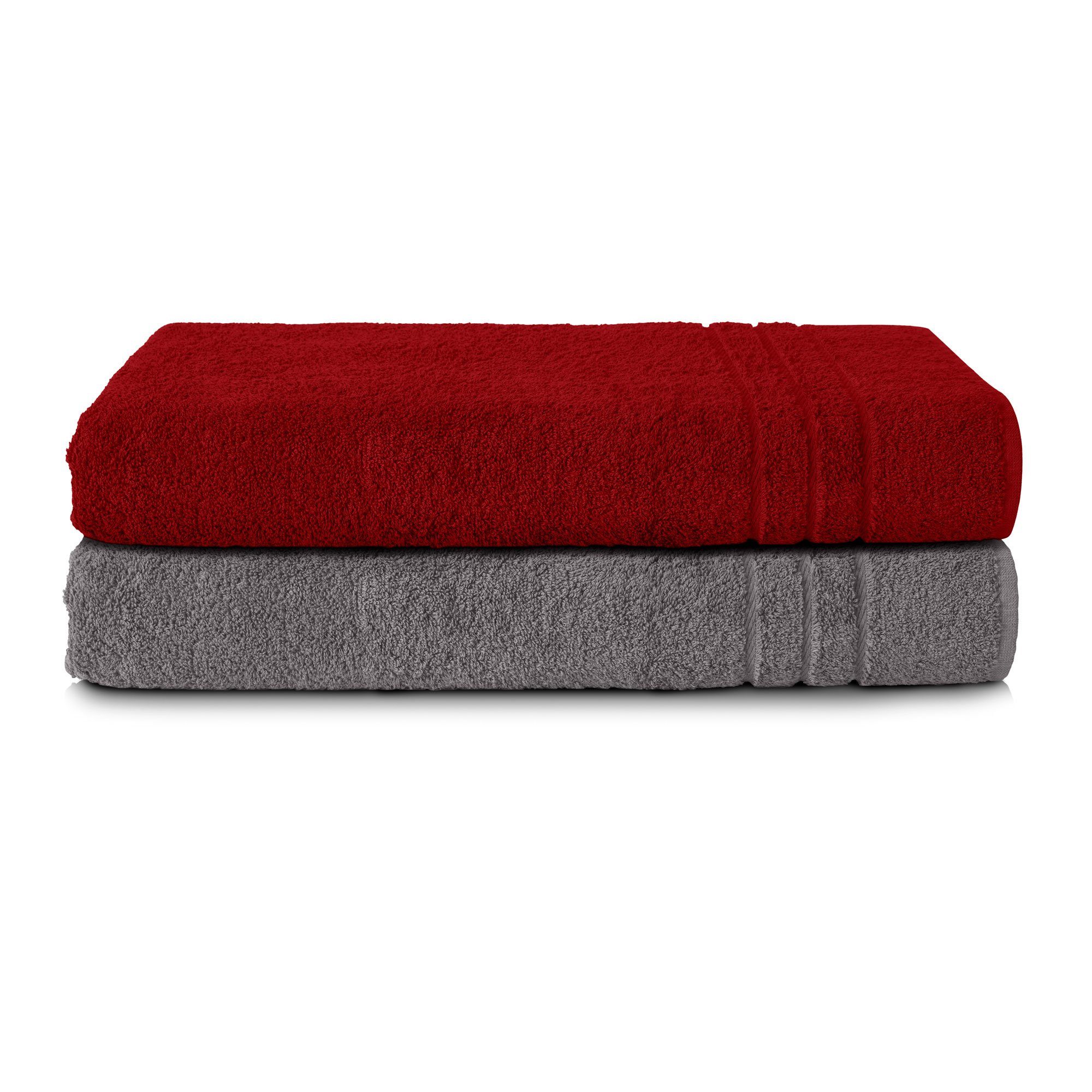 Komfortec Saunatuch 80x200 cm Saunatücher Set günstig online kaufen