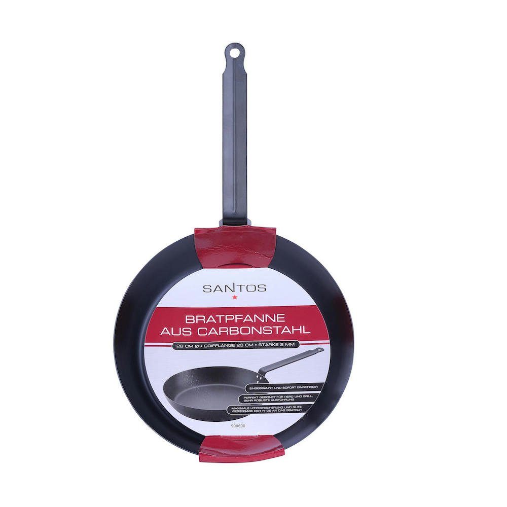 28 Bratpfanne cm aus Grillpfanne Ø PROREGAL® Carbonstahl